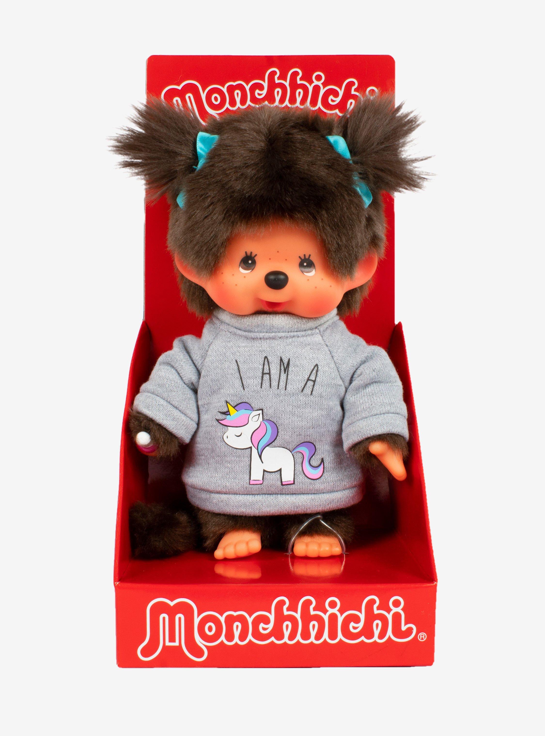 Monchhichi Girl Plush Doll, , hi-res