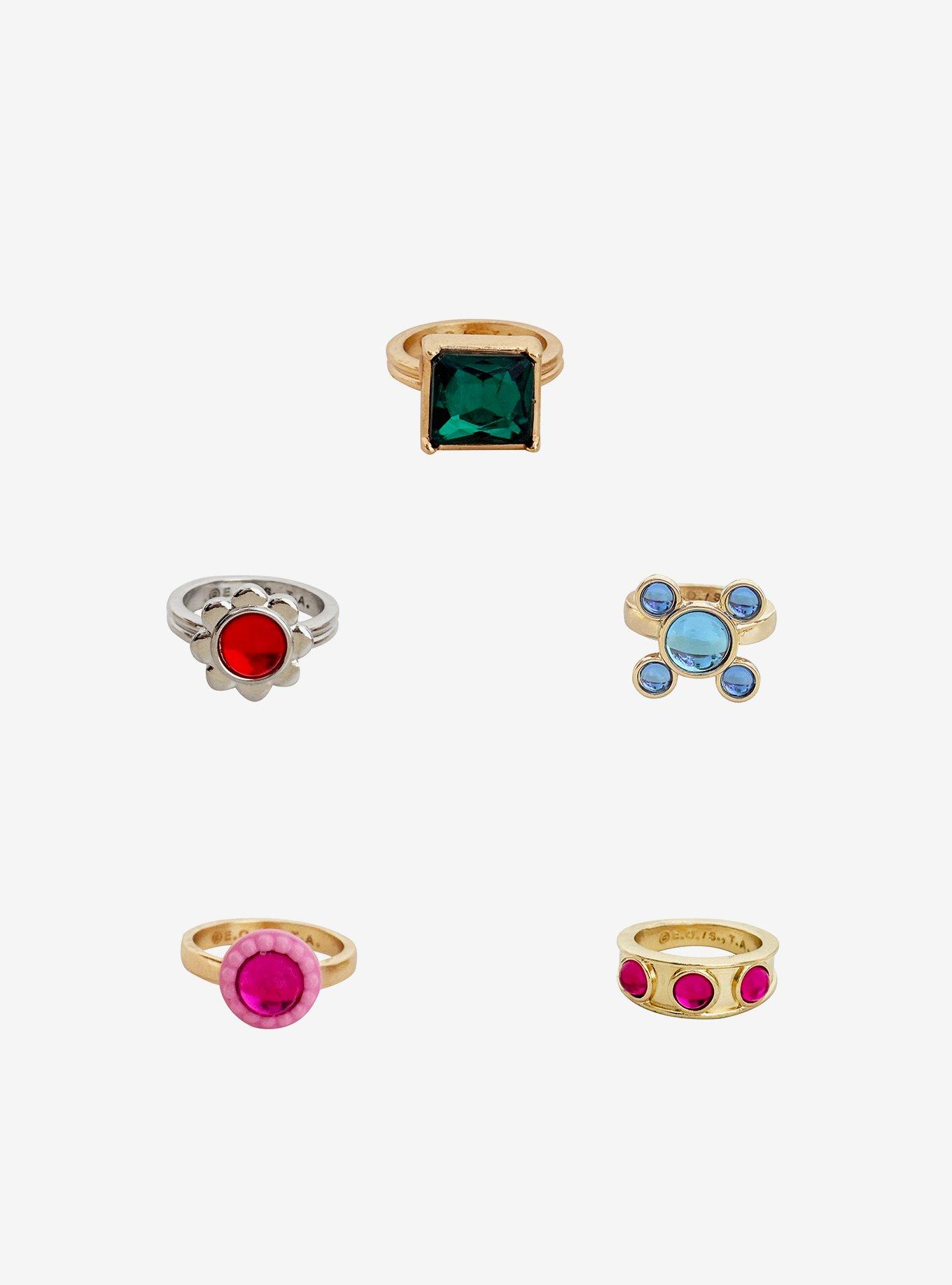 One Piece Blackbeard Gem Ring Set, , hi-res