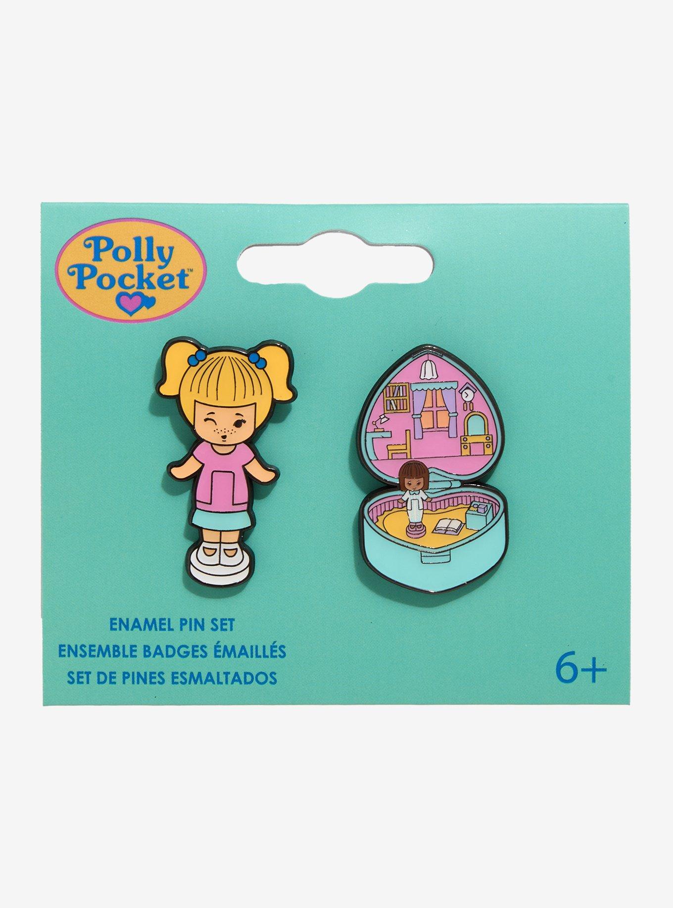 Loungefly Polly Pocket Doll Compact Enamel Pin Set, , hi-res