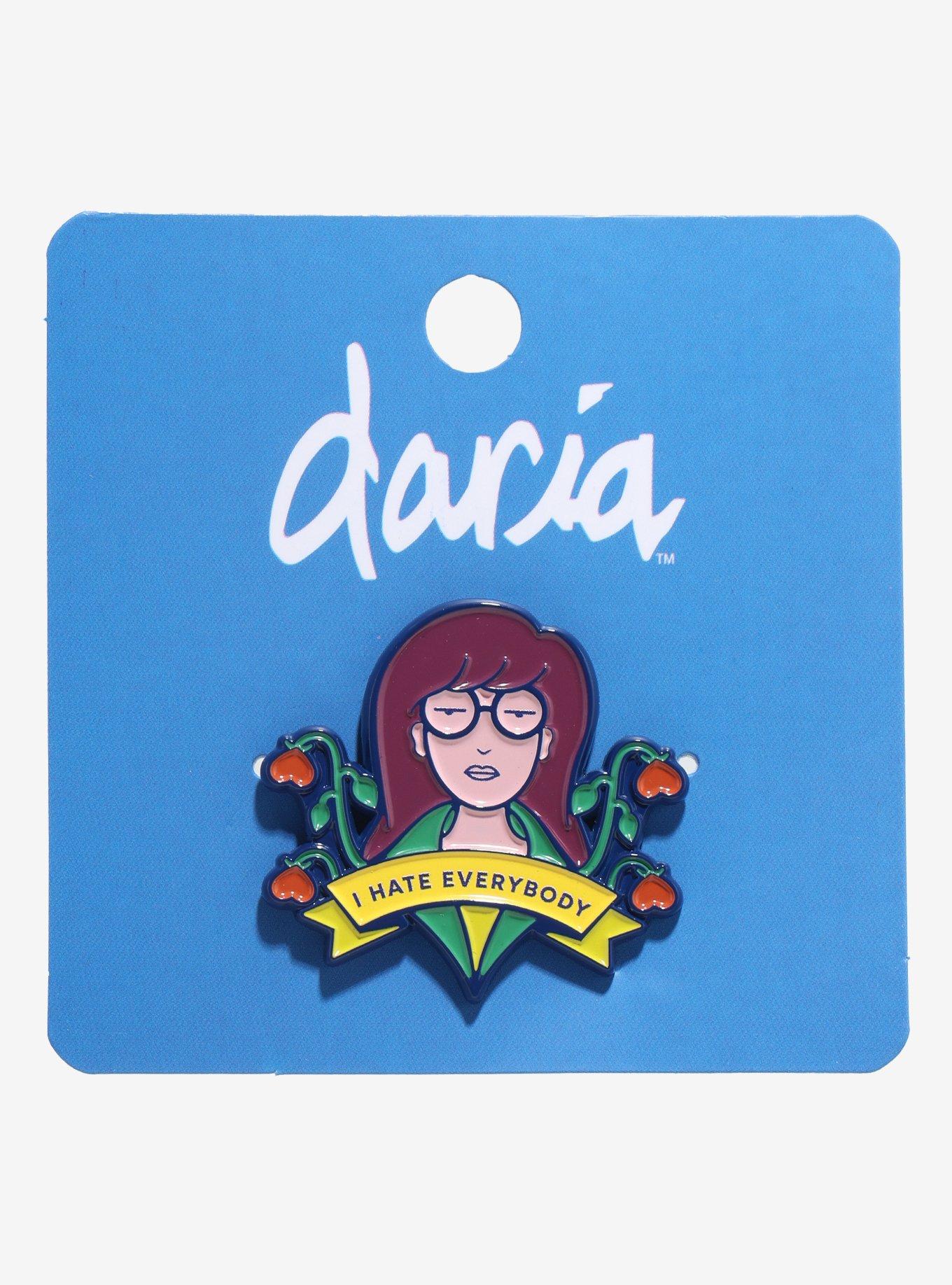 Daria I Hate Everybody Enamel Pin, , hi-res