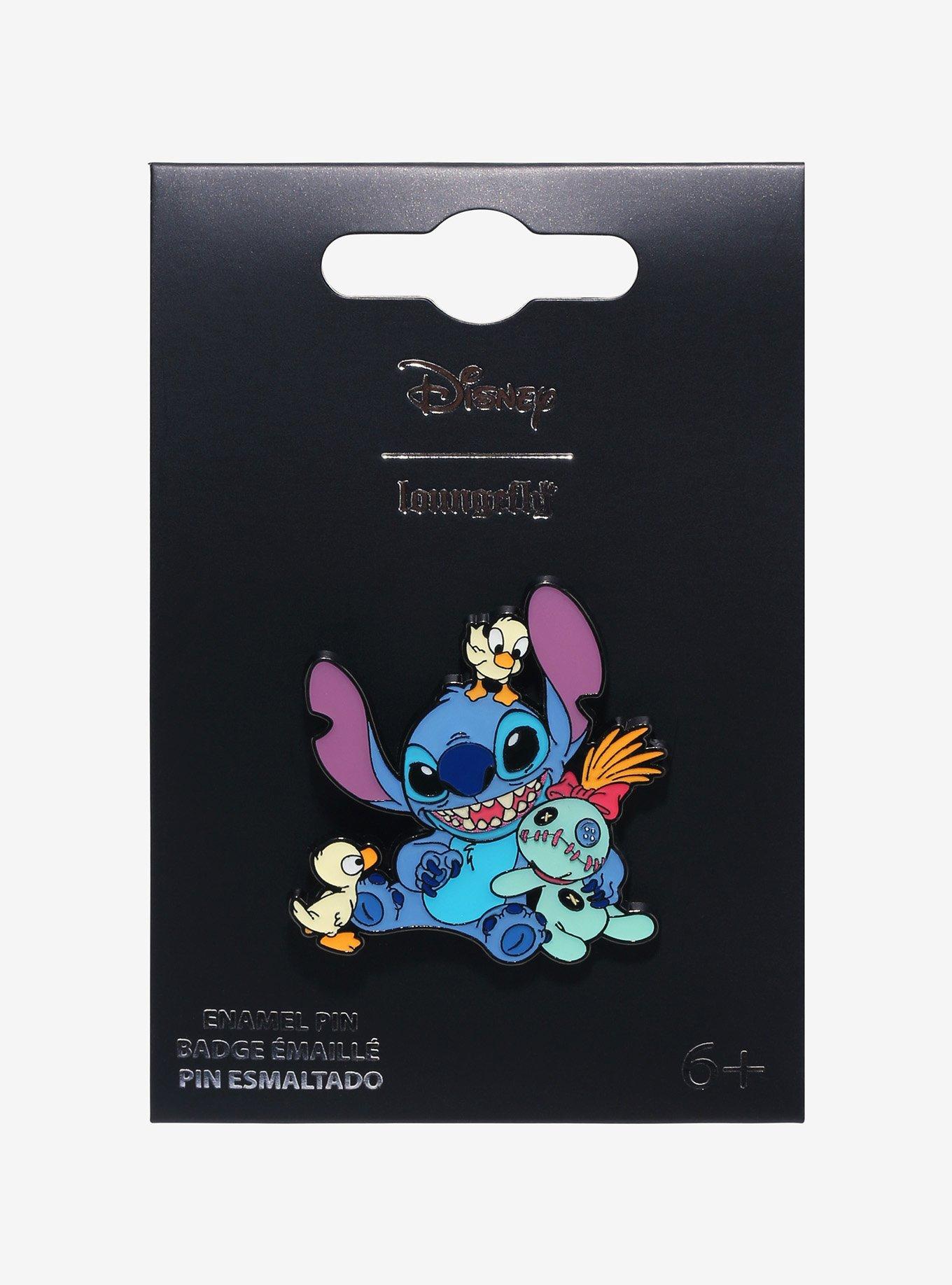 Loungefly Disney Stitch Scrump Ducklings Enamel Pin, , hi-res