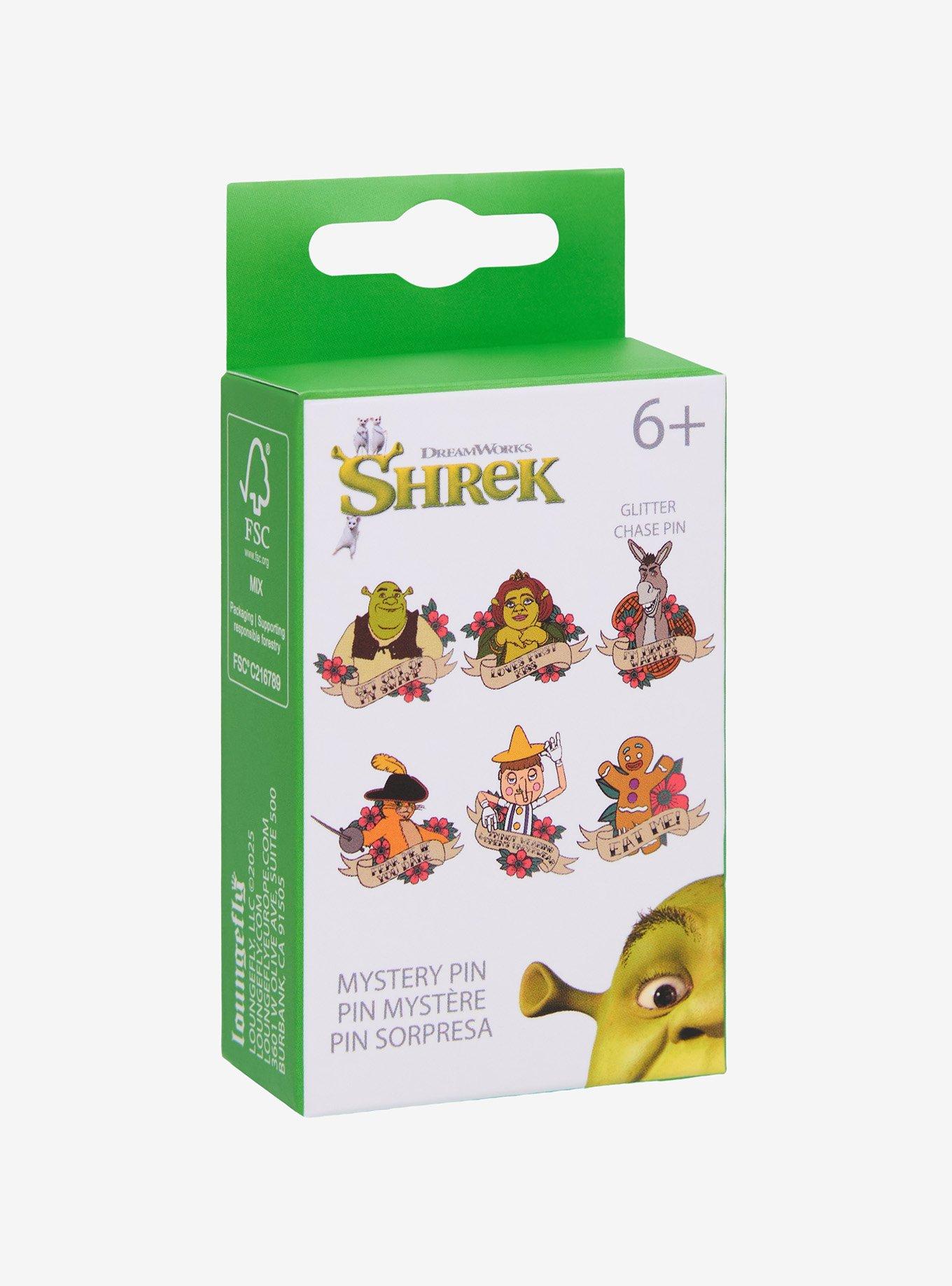 Loungefly Shrek Tattoo Art Blind Box Enamel Pin, , hi-res