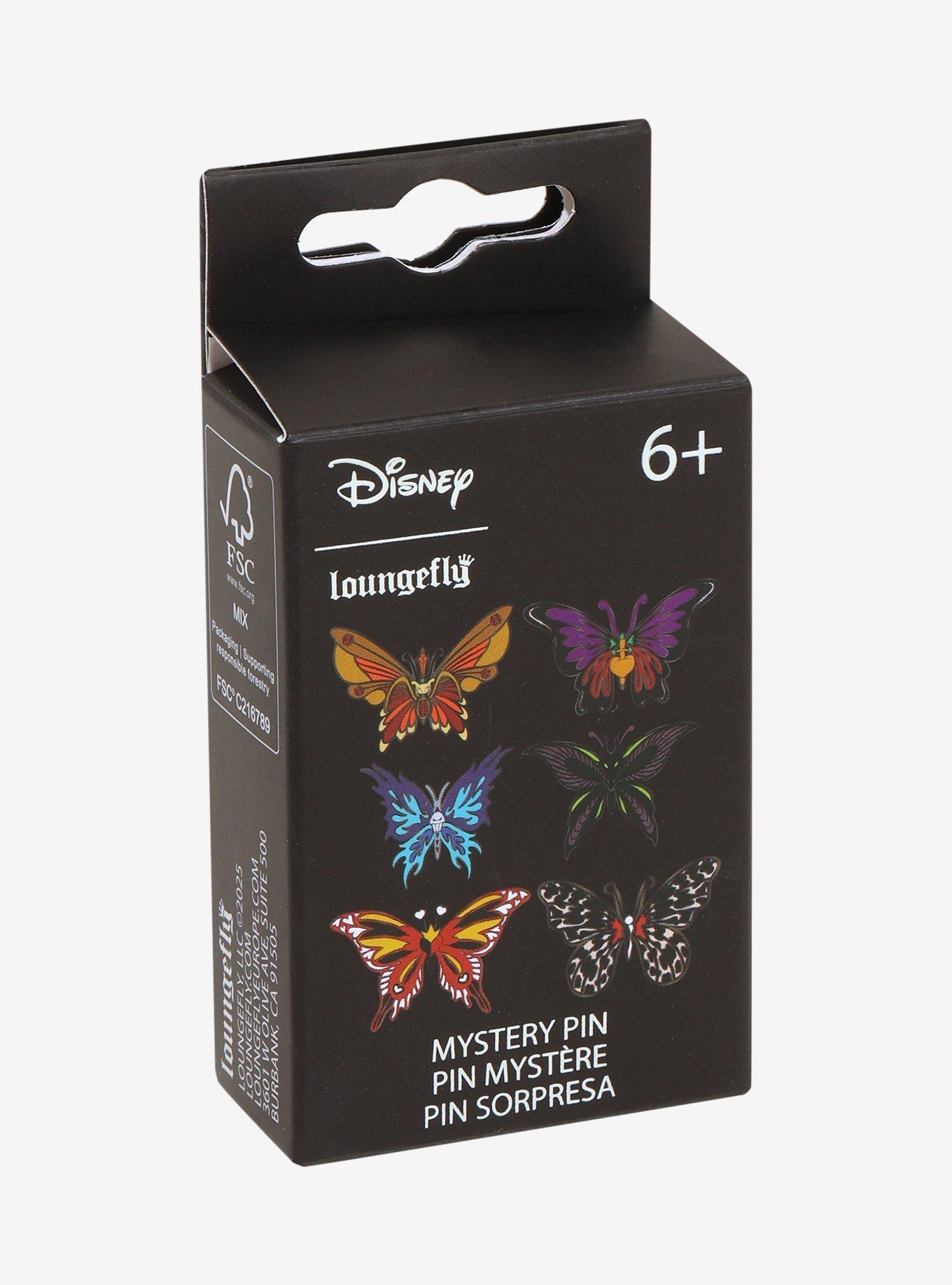 Loungefly Disney Villains Butterfly Blind Box Enamel Pin, , hi-res