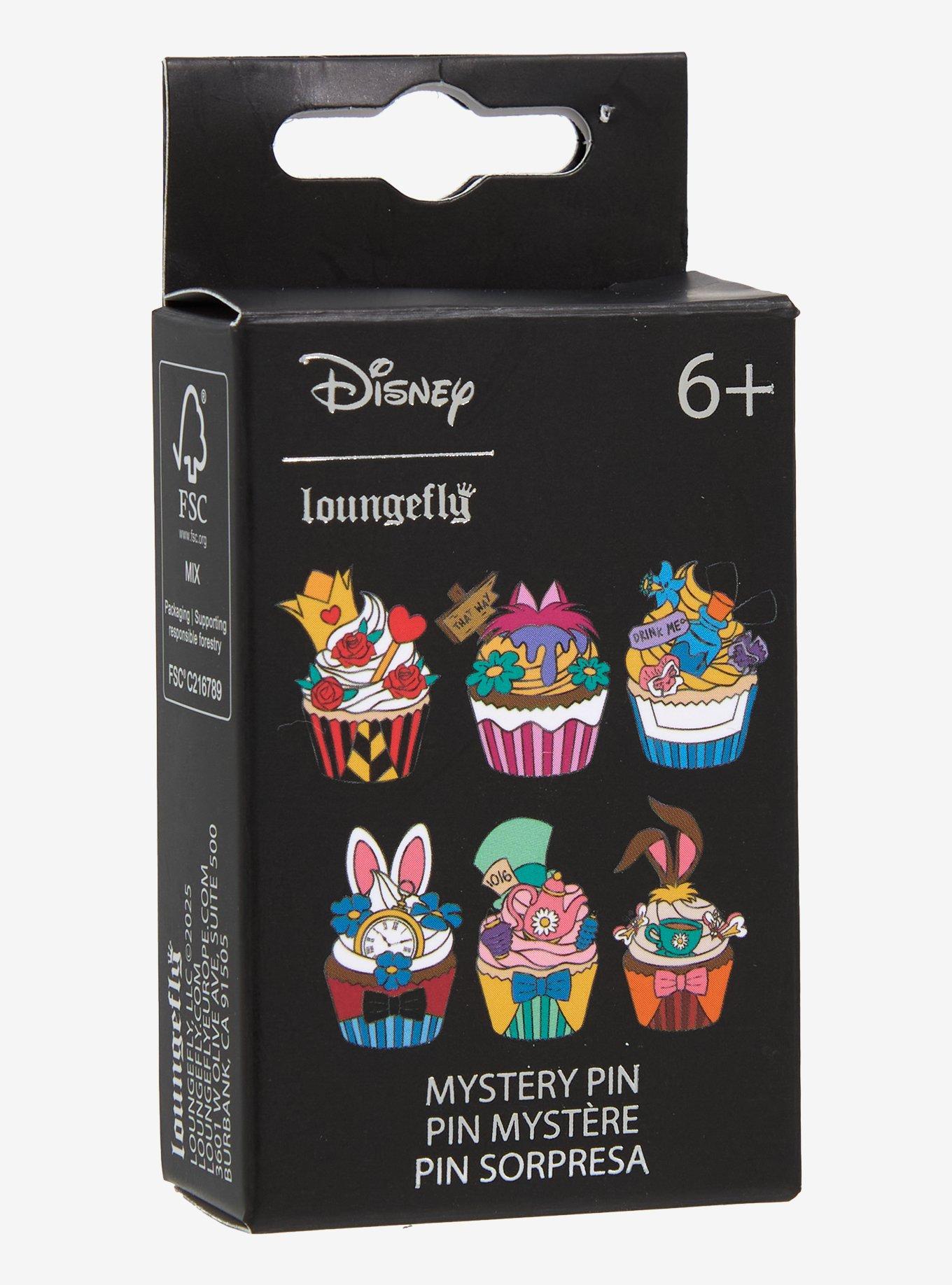 Loungefly Disney Alice In Wonderland Cupcake Blind Box Enamel Pin, , hi-res