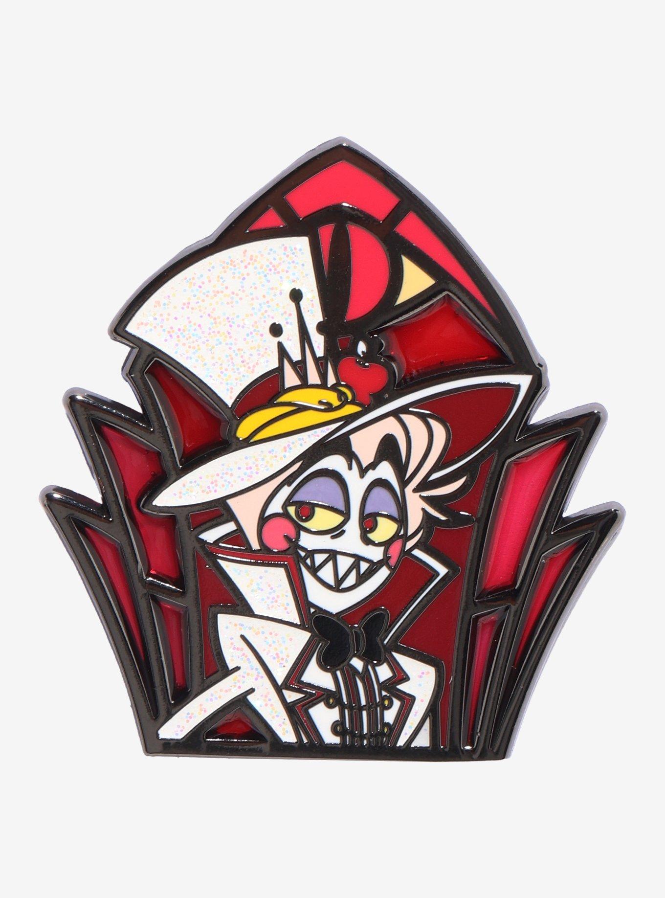 Hazbin Hotel Character Stained Glass Blind Box Enamel Pin Hot Topic Exclusive, , hi-res