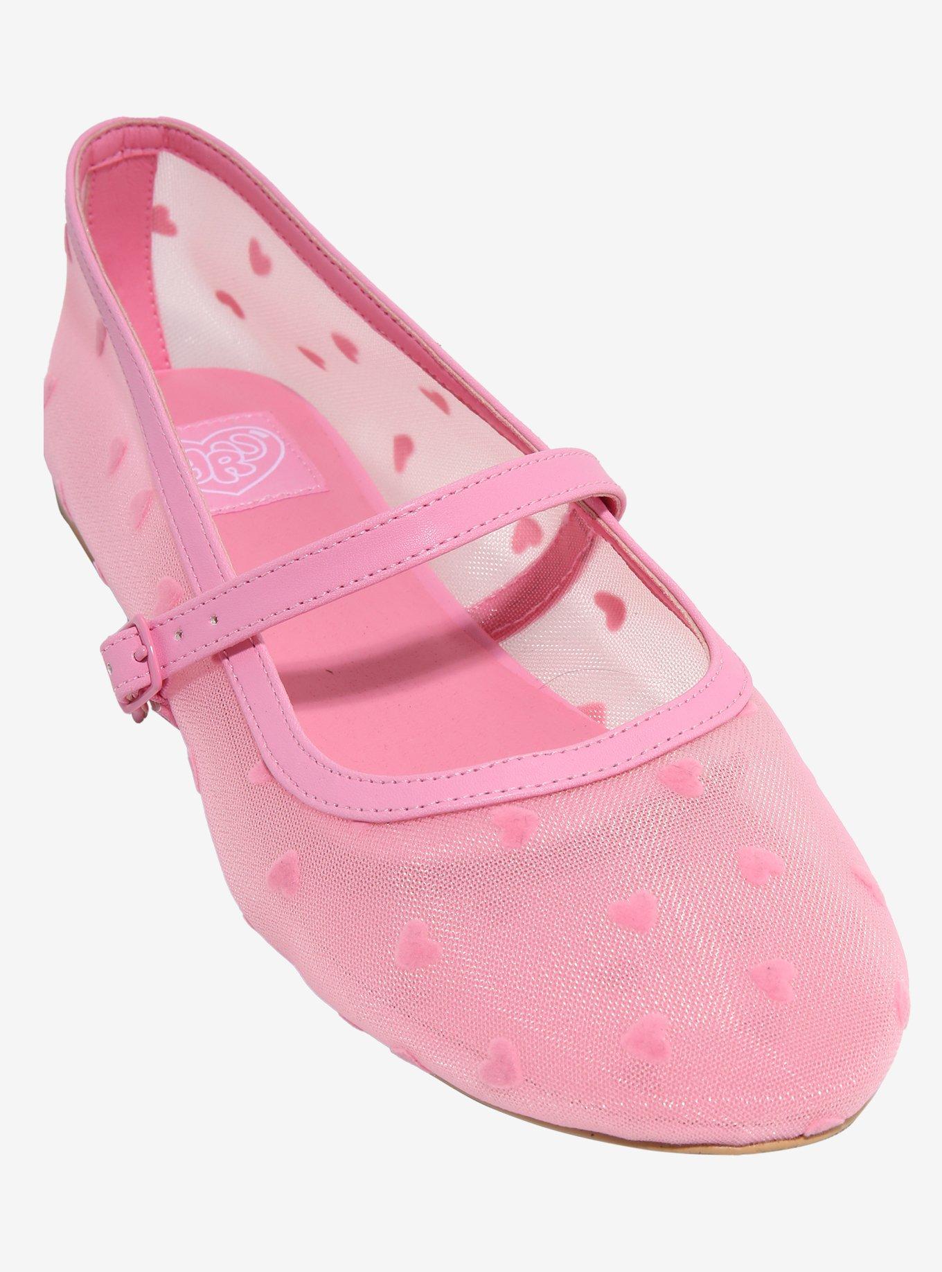 Strange Cvlt Pink Mesh Helena Flats, MULTI, alternate