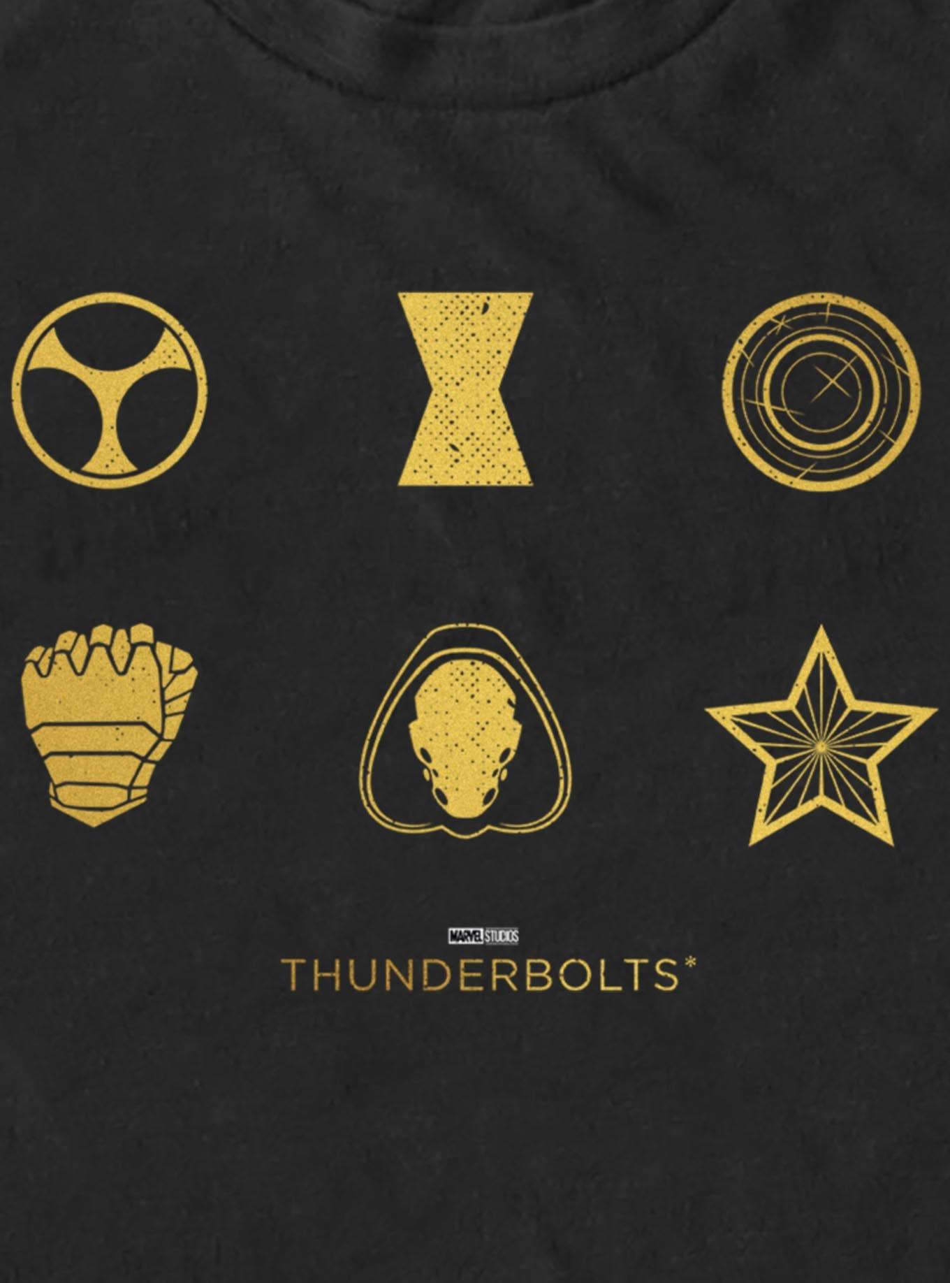 Marvel Thunderbolts* Icons T-Shirt, BLACK, alternate