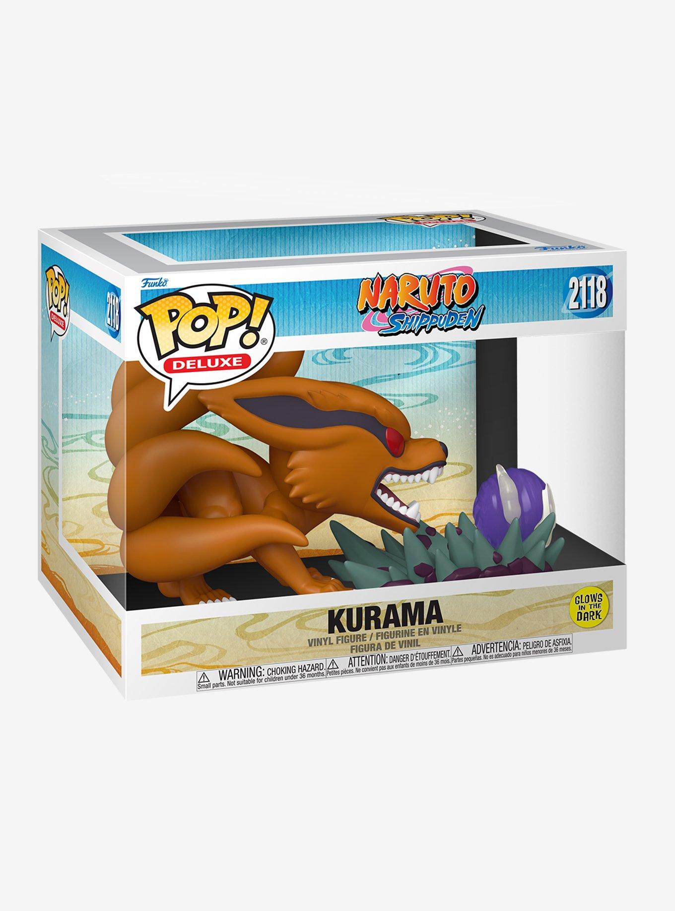 Funko Pop! Deluxe Naruto Shippuden Kurama Glow-in-the-Dark Vinyl Figure, , alternate