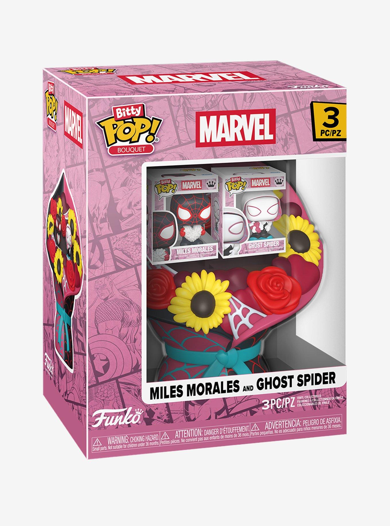 Funko Bitty Pop! Bouquet Marvel Spider-Man Miles Morales & Ghost Spider Vinyl Figure Set