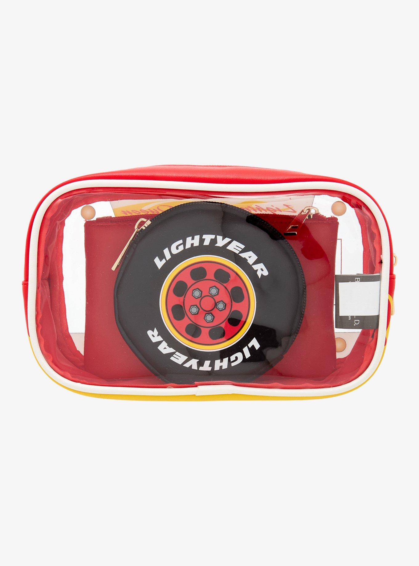 Disney Pixar Cars Lightning McQueen Cosmetic Bag Set — BoxLunch Exclusive, , hi-res