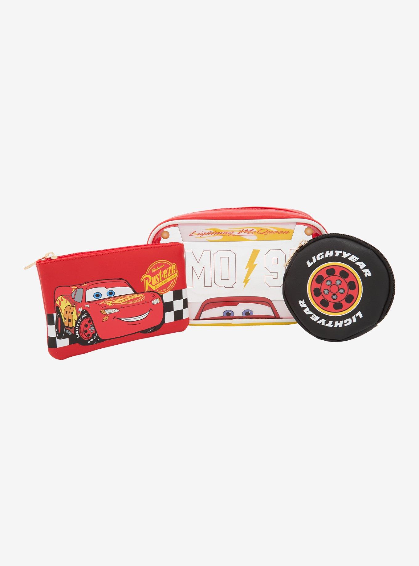 Disney Pixar Cars Lightning McQueen Cosmetic Bag Set &mdash; BoxLunch Exclusive, , alternate