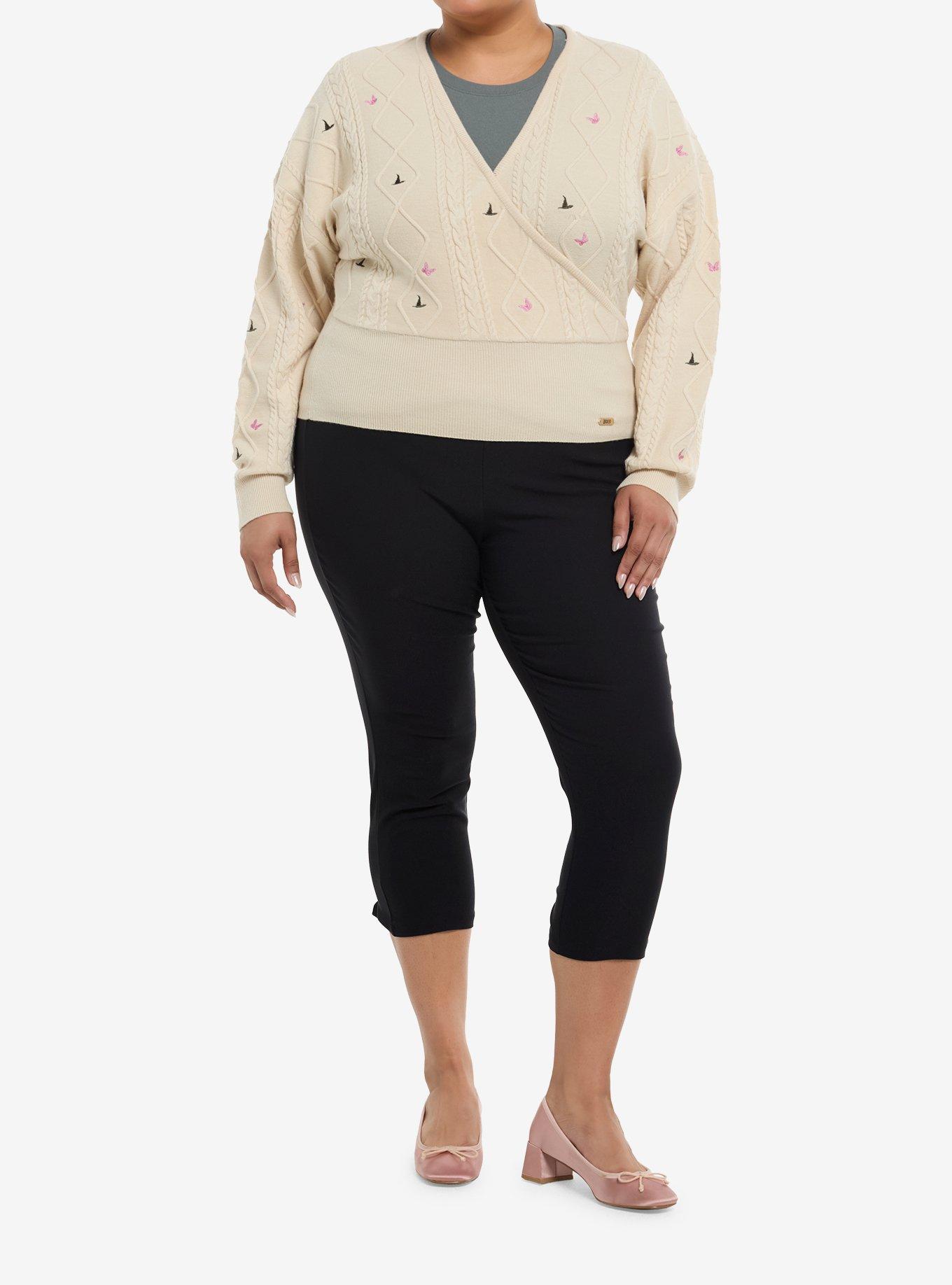 Her Universe Wicked Elphaba & Glinda Crossover Knit Sweater Plus Size Her Universe Exclusive, , hi-res