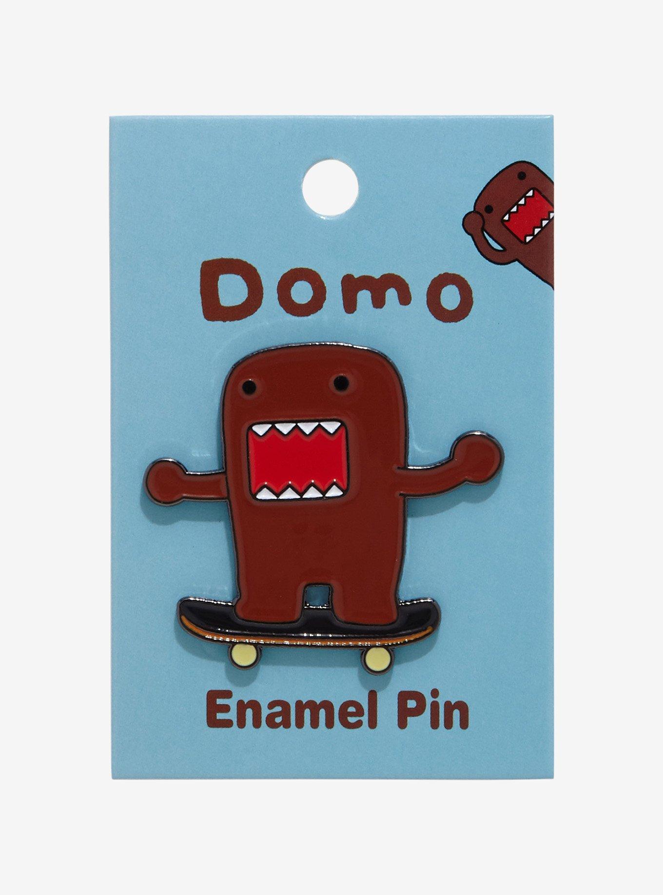 Domo Skateboard Enamel Pin, , hi-res