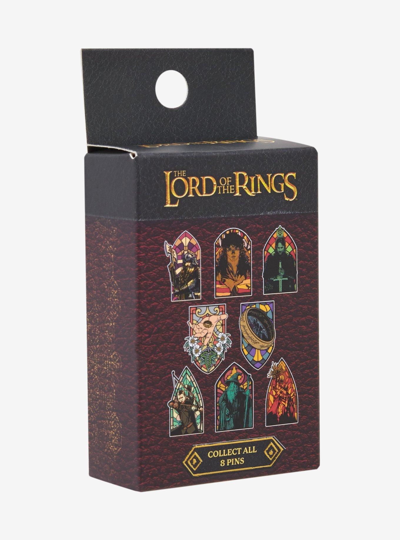 The Lord Of The Rings Character Stained Glass Blind Box Enamel Pin, , hi-res
