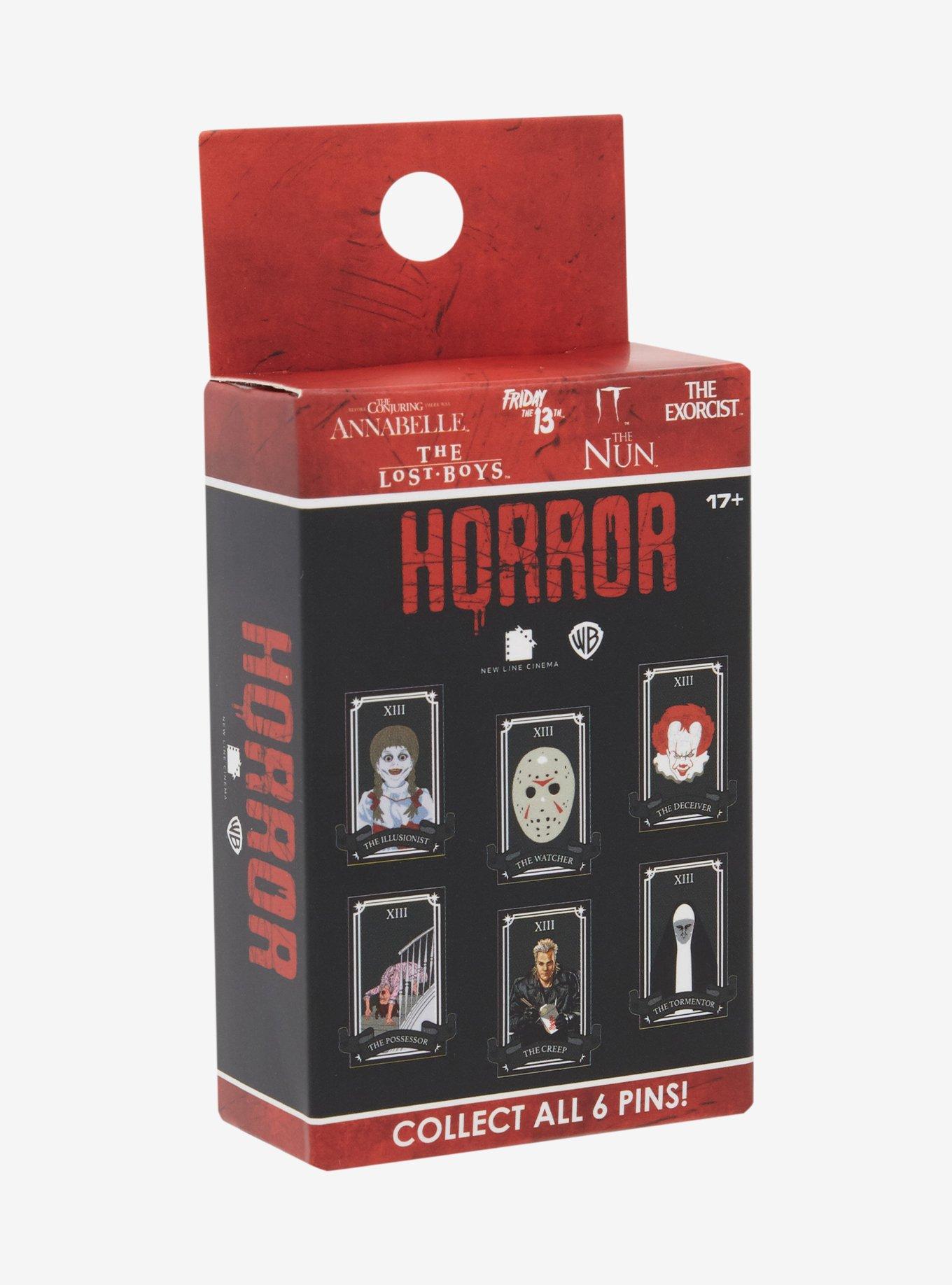 WB Horror Tarot Card Blind Box Enamel Pin, , hi-res