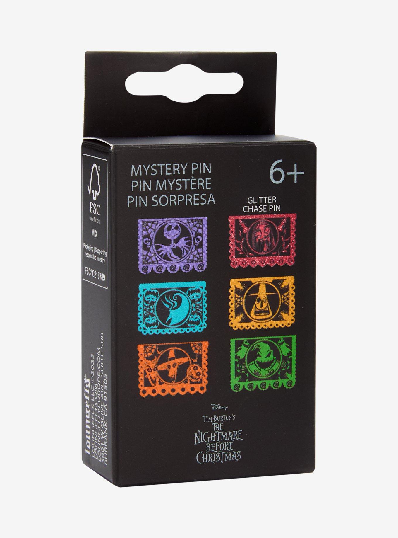 Loungefly The Nightmare Before Christmas Character Papel Picado Blind Box Enamel Pin, , hi-res