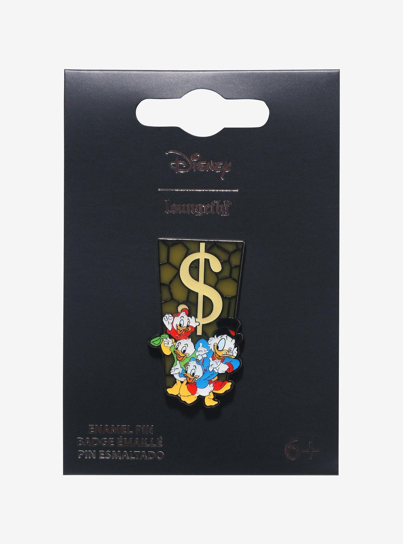 Loungefly Disney DuckTales Dollar Sign Enamel Pin, , hi-res