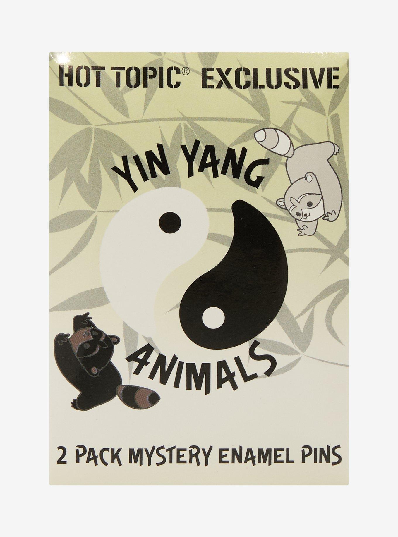Yin-Yang Animals Blind Bag Enamel Pins Hot Topic Exclusive, , hi-res