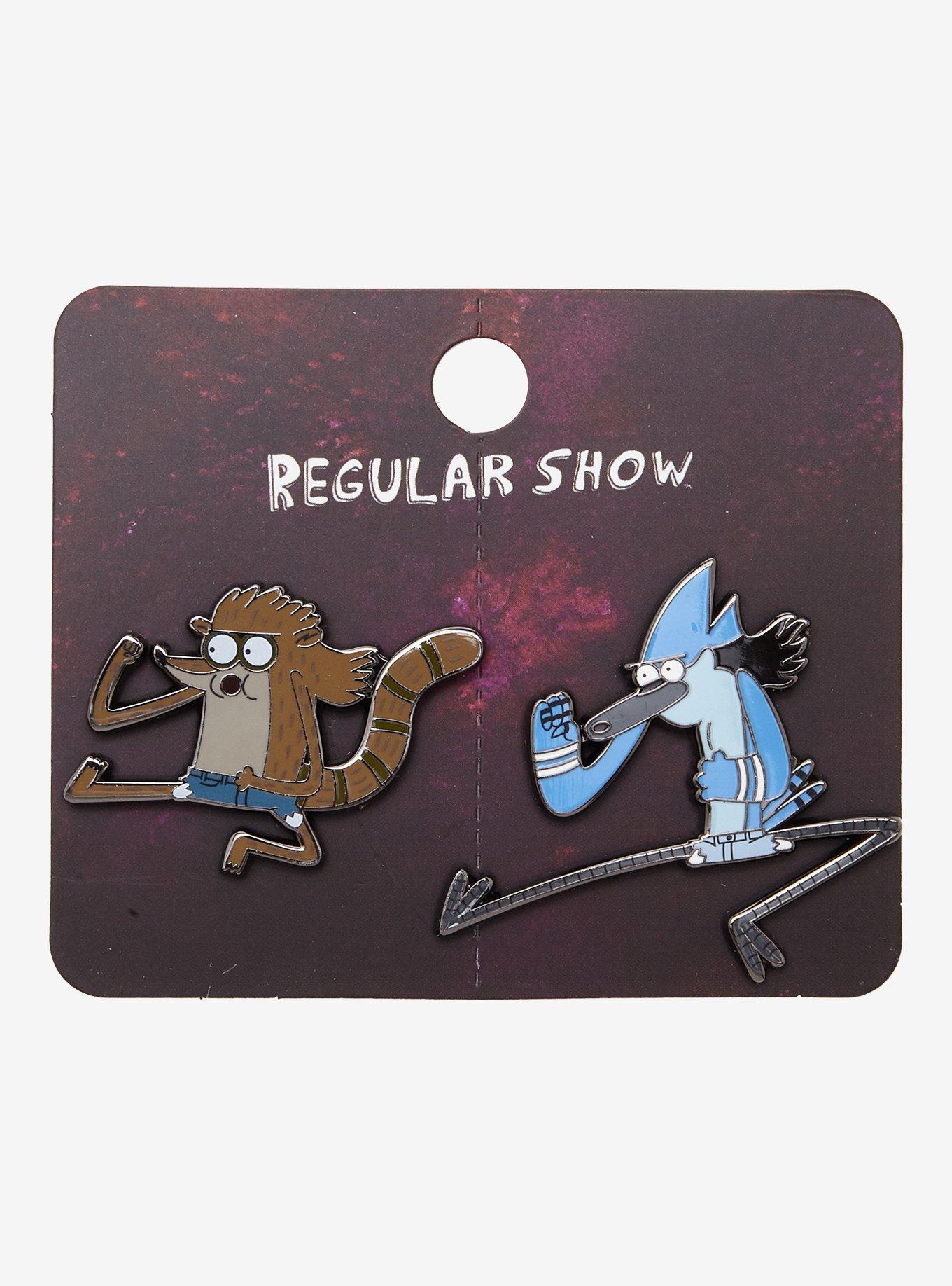 Regular Show Mordecai & Rigby Death Kwon Do Enamel Pin Set, , hi-res