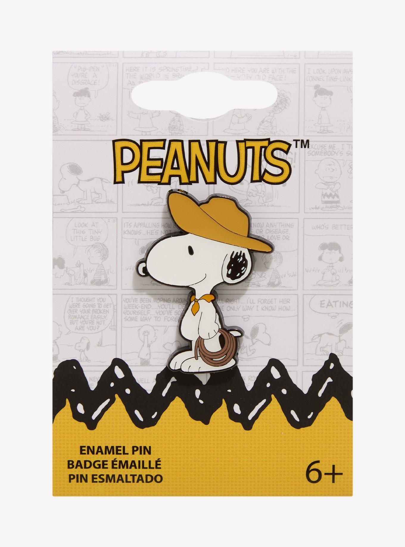 Peanuts Snoopy Cowboy Enamel Pin, , hi-res