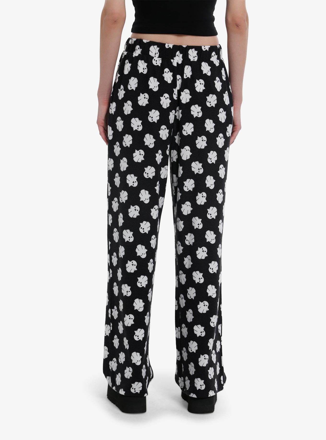 Sweet Society Kawaii Ghosts Wide Leg Lounge Pants, , hi-res