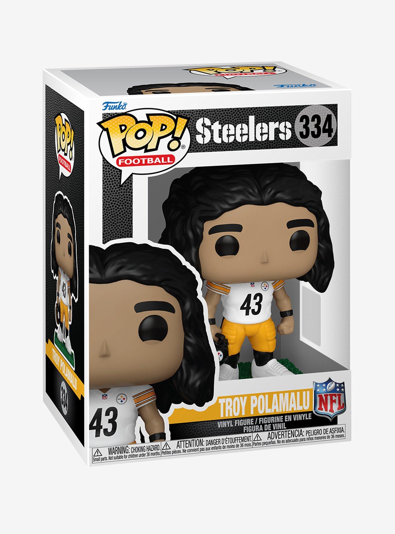 Funko Pop! Football NFL Pittsburgh Steelers Troy Polamalu Vinyl Figure, , hi-res
