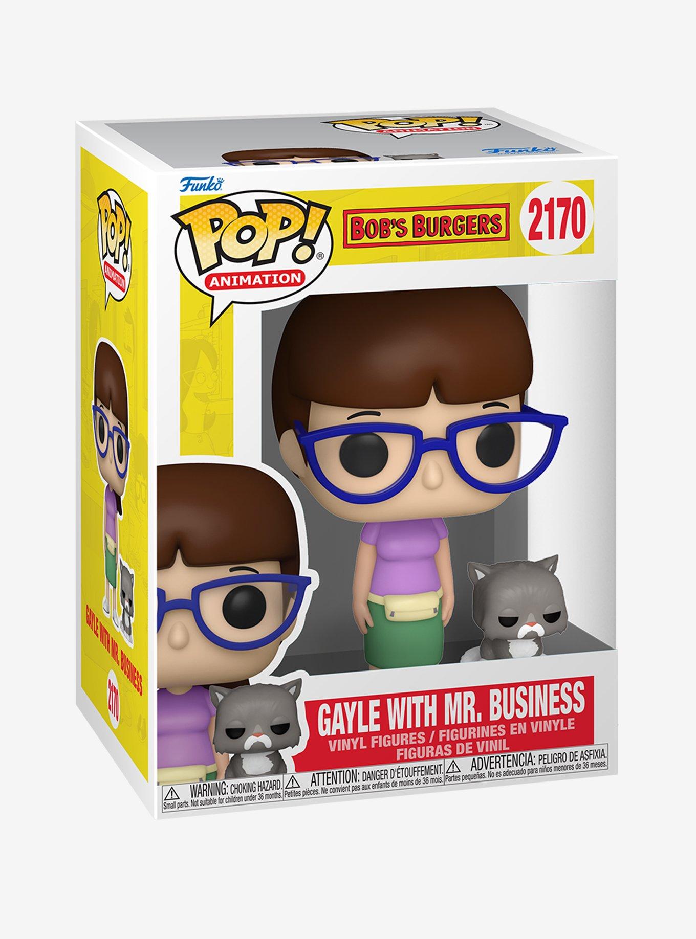 Funko Pop! Animation Bob's Burgers Gayle with Mr. Business Vinyl Figure, , alternate