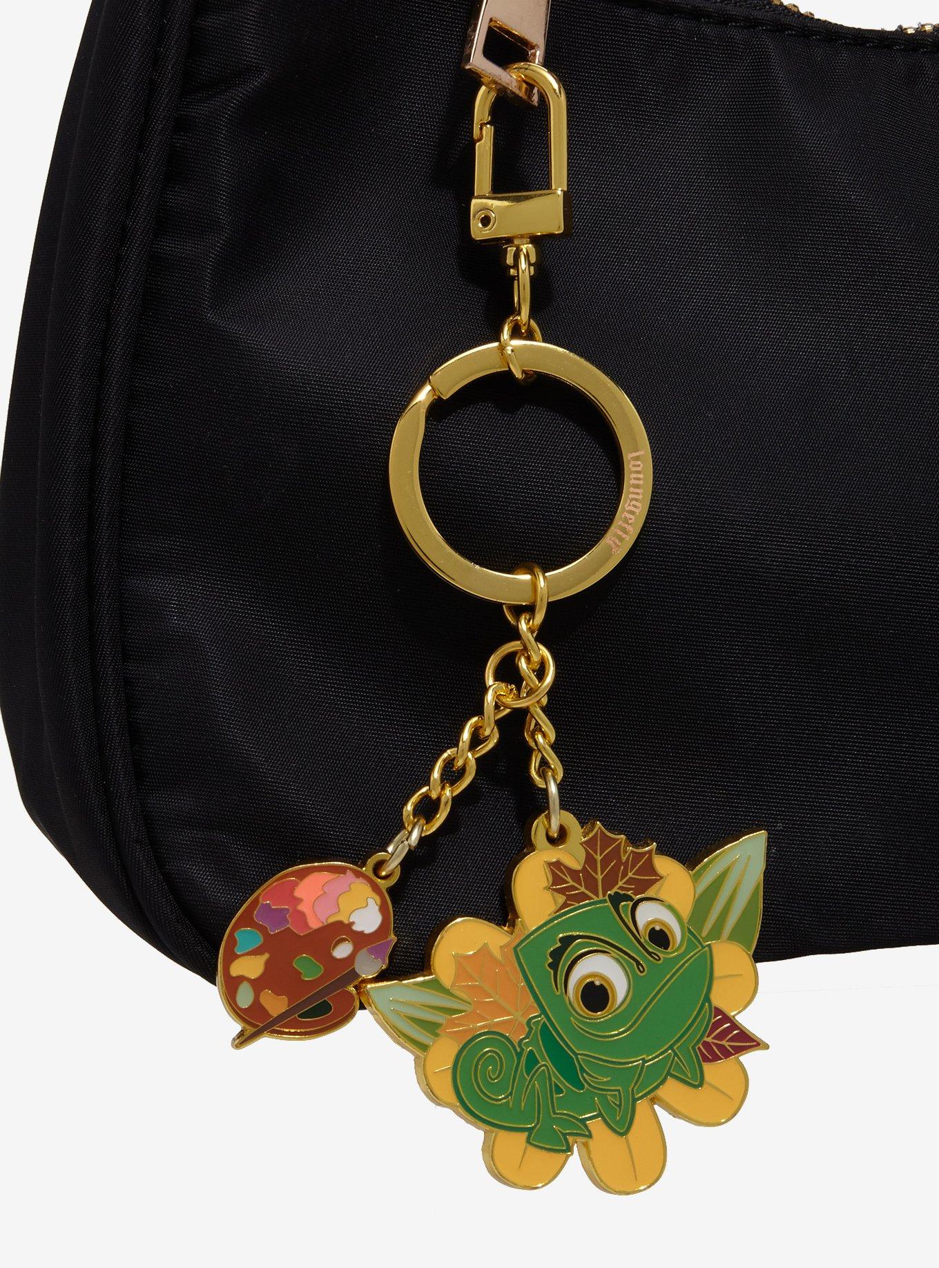 Loungefly Disney Tangled Pascal Color Changing Multi-Charm Keychain, , hi-res