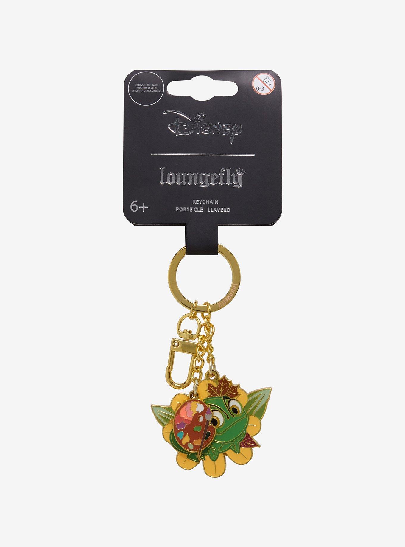 Loungefly Disney Tangled Pascal Color Changing Multi-Charm Keychain, , alternate