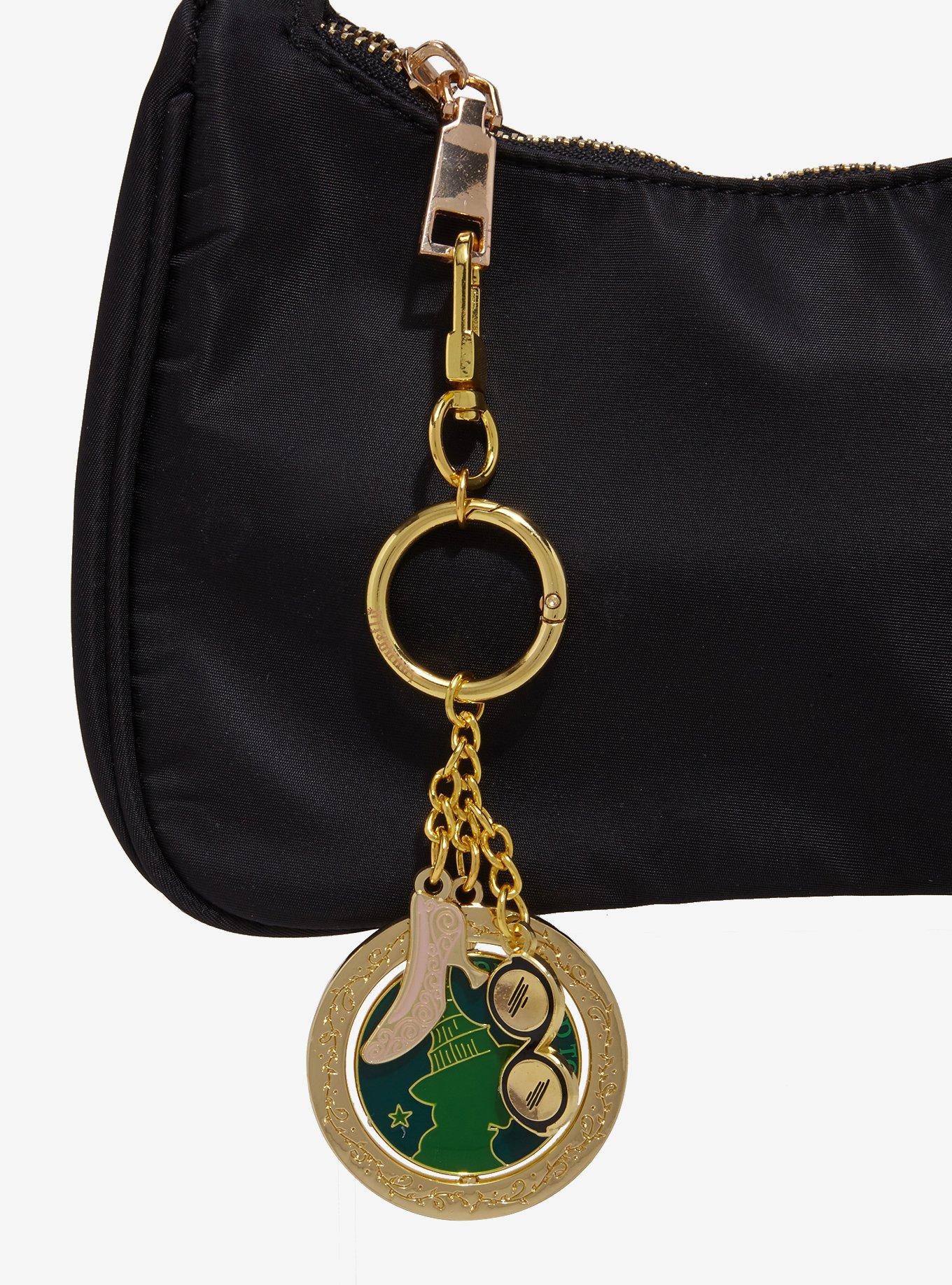 Wicked Elphaba & Glinda Spinning Multi-Charm Keychain — BoxLunch Exclusive, , alternate