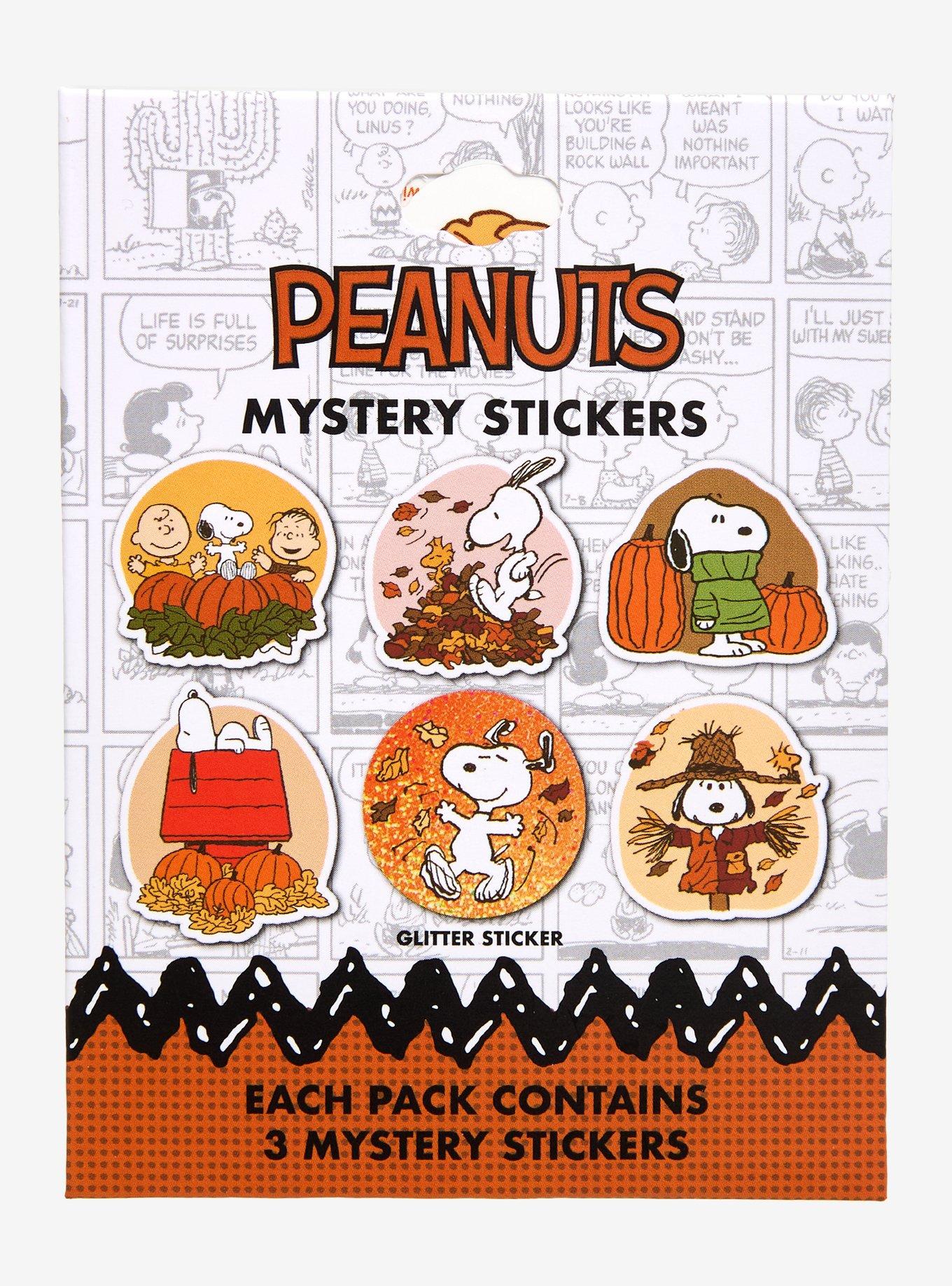 Peanuts Snoopy Fall Blind Bag Sticker Set, , alternate