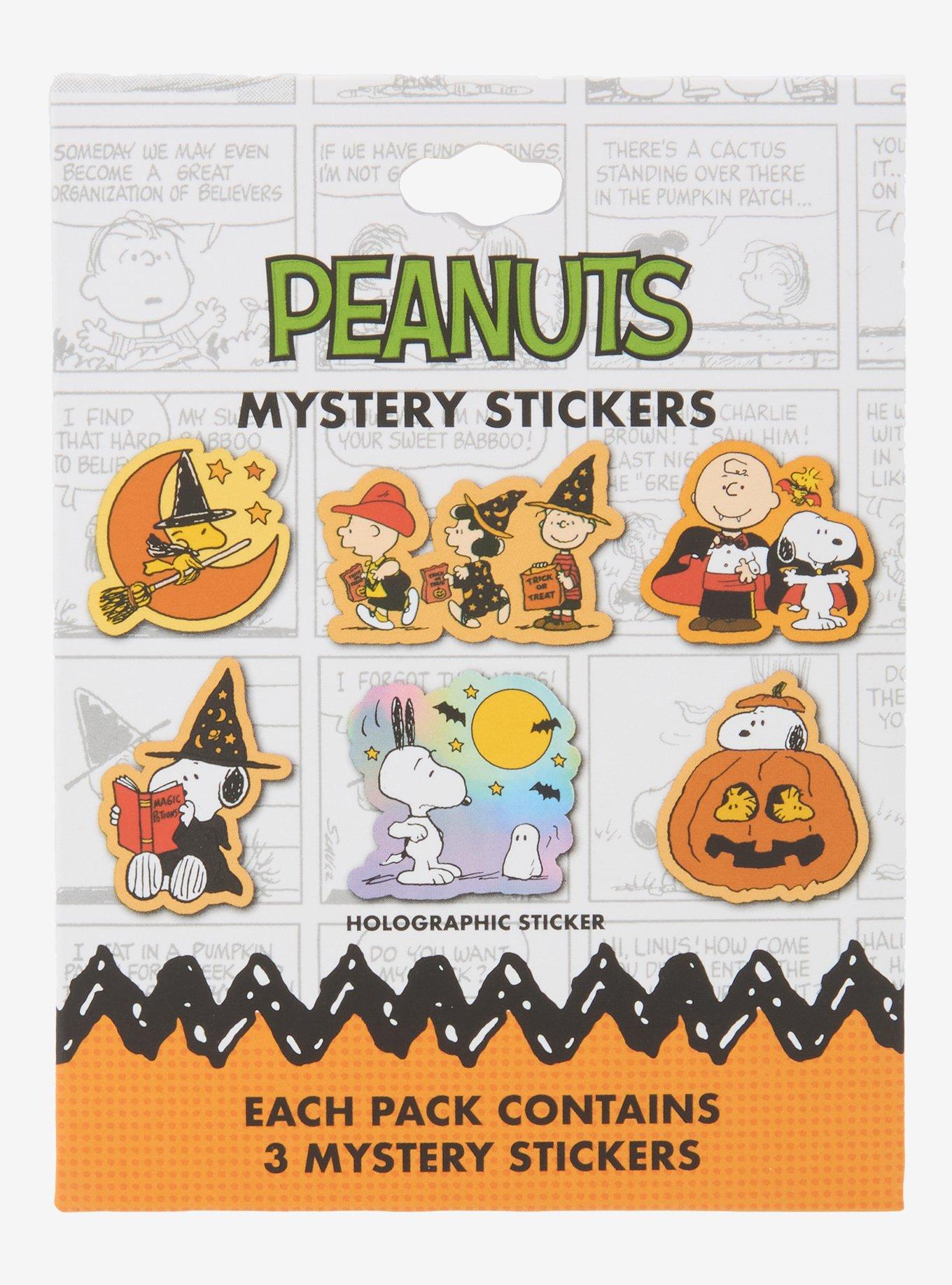 Peanuts Halloween Characters Blind Bag Sticker Set