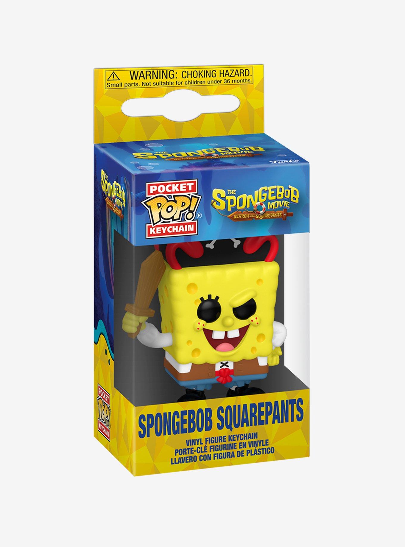 Funko Pocket Pop! The SpongeBob Movie: Search for SquarePants SpongeBob SquarePants Vinyl Keychain, , hi-res