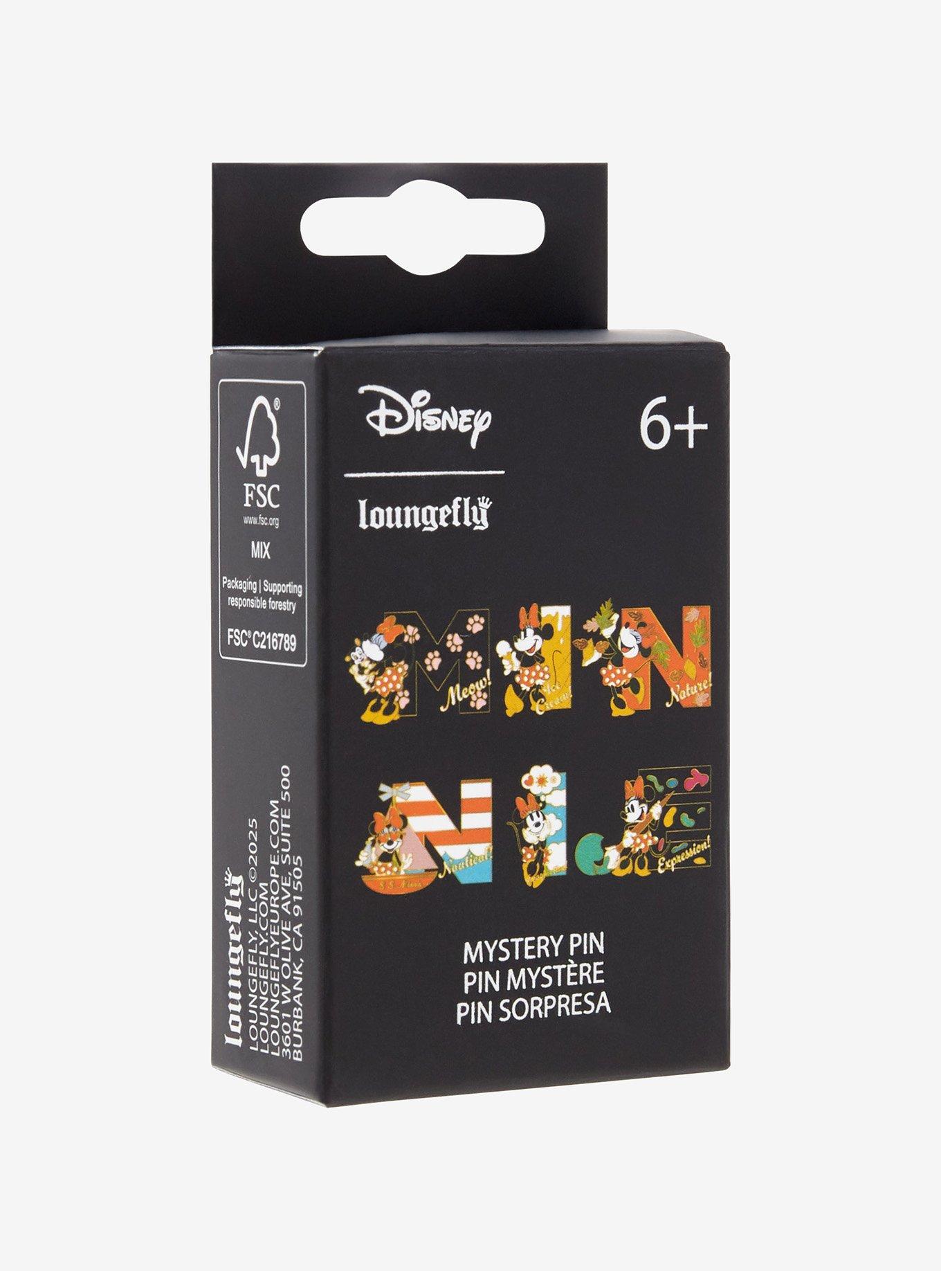 Loungefly Disney Minnie Mouse Letters Blind Box Enamel Pin - BoxLunch Exclusive, , hi-res