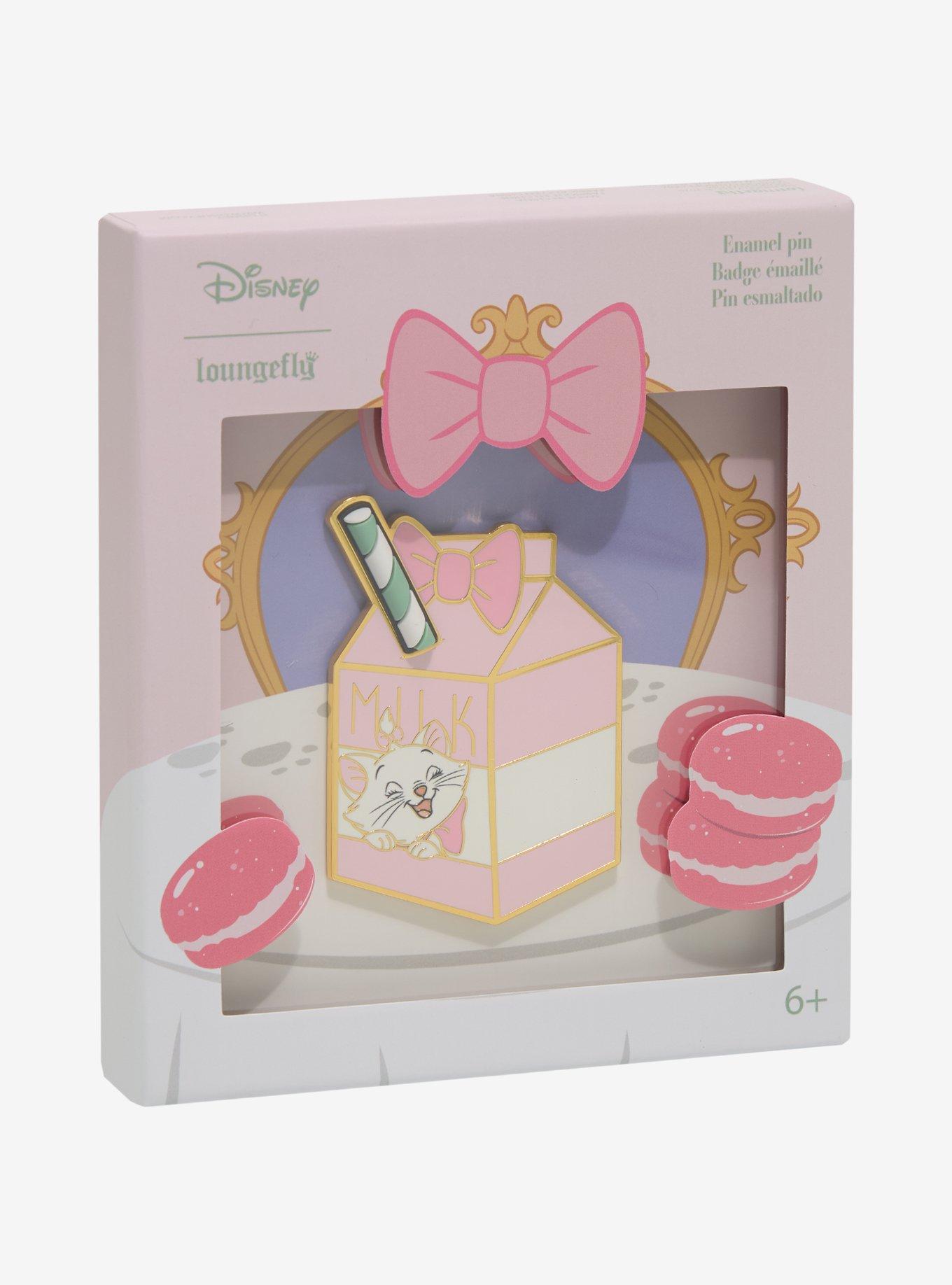 Loungefly Disney The Aristocats Marie Milk Carton Limited Edition Enamel Pin — BoxLunch Exclusive , , hi-res