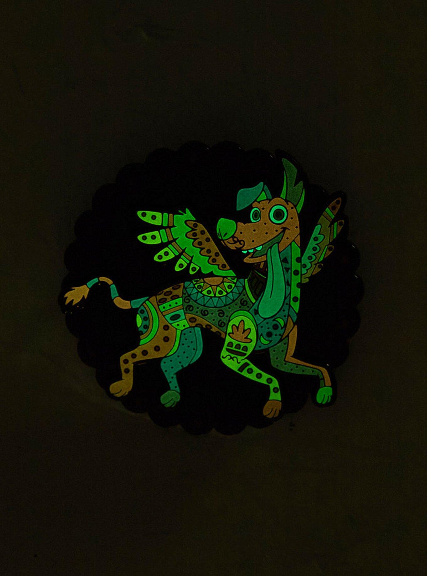 Disney Pixar Coco Dante Layered Glow-in-the-Dark Limited Edition Enamel Pin — BoxLunch Exclusive, , hi-res