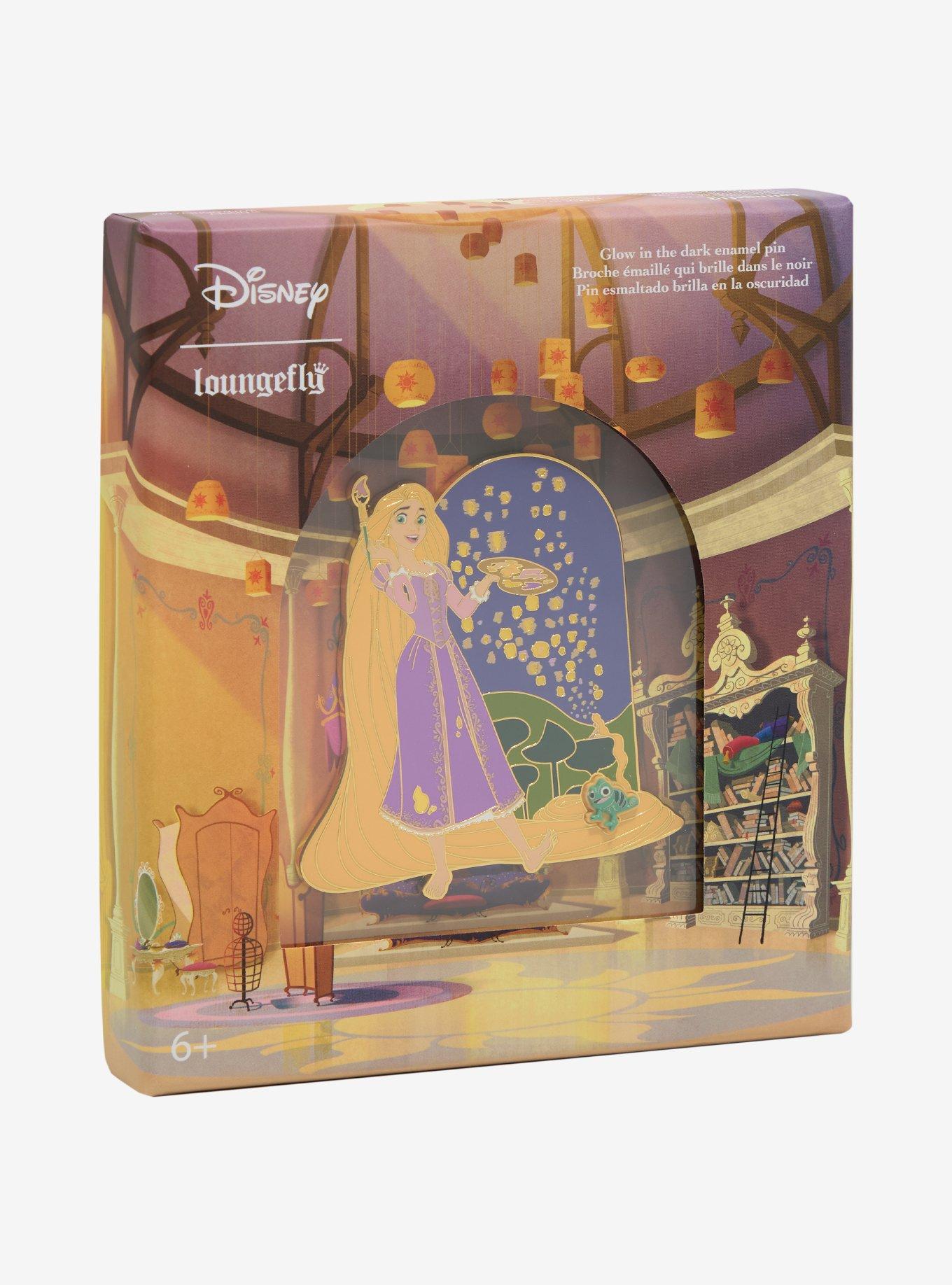 Loungefly Disney Tangled Rapunzel Lantern Glow-in-the-Dark Limited Edition Enamel Pin — BoxLunch Exclusive, , hi-res