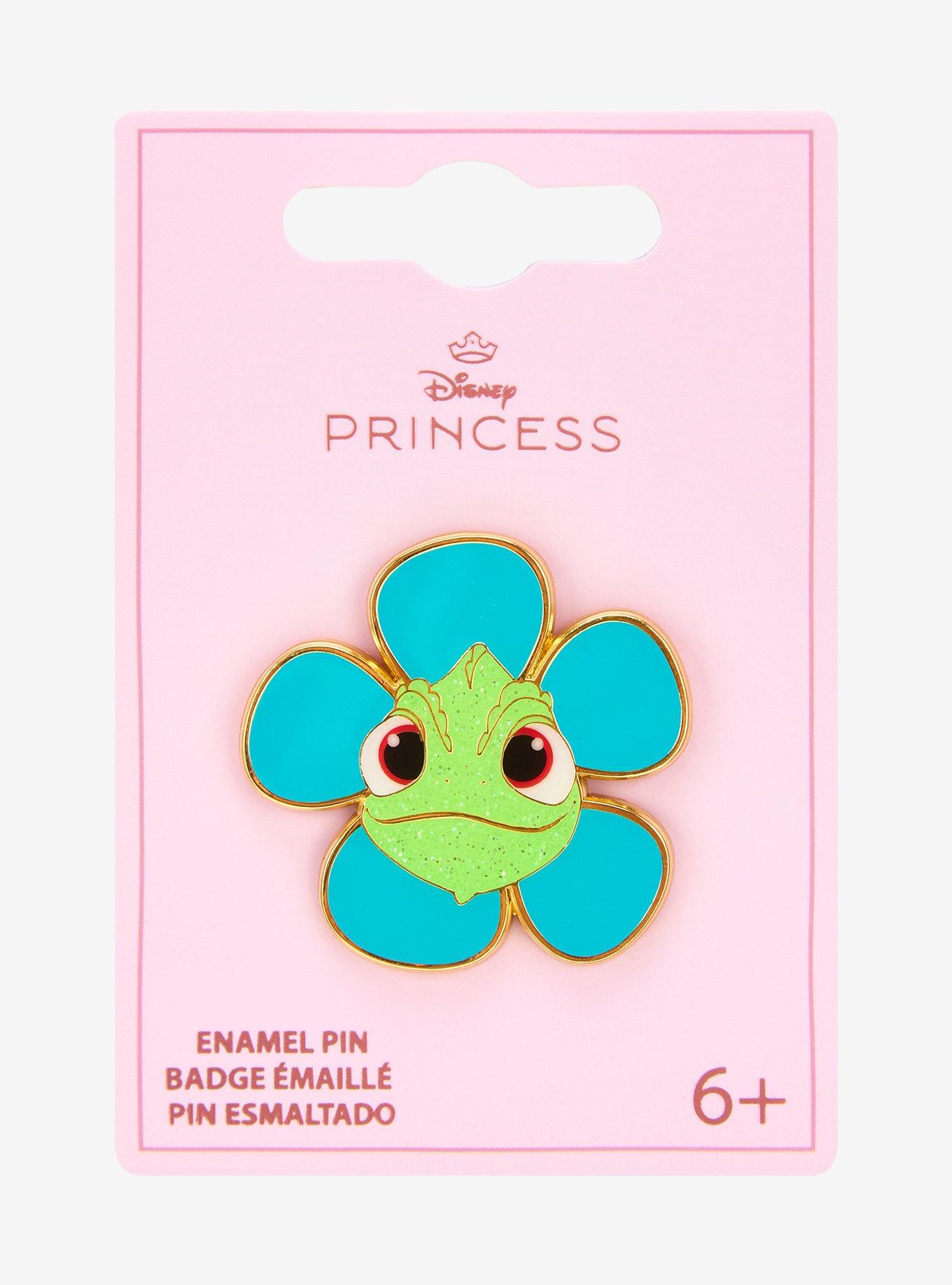 Loungefly Disney Tangled Pascal Flower Color Changing Enamel Pin — BoxLunch Exclusive, , hi-res