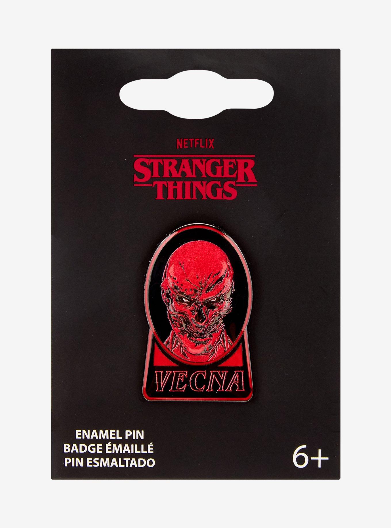 Stranger Things Vecna Tonal Portrait Enamel Pin - BoxLunch Exclusive, , hi-res