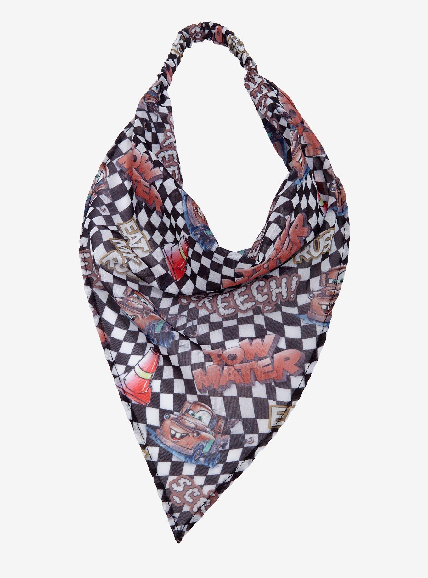 Disney Pixar Cars Tow Mater Checkered Bandana Headband — BoxLunch Exclusive, , hi-res