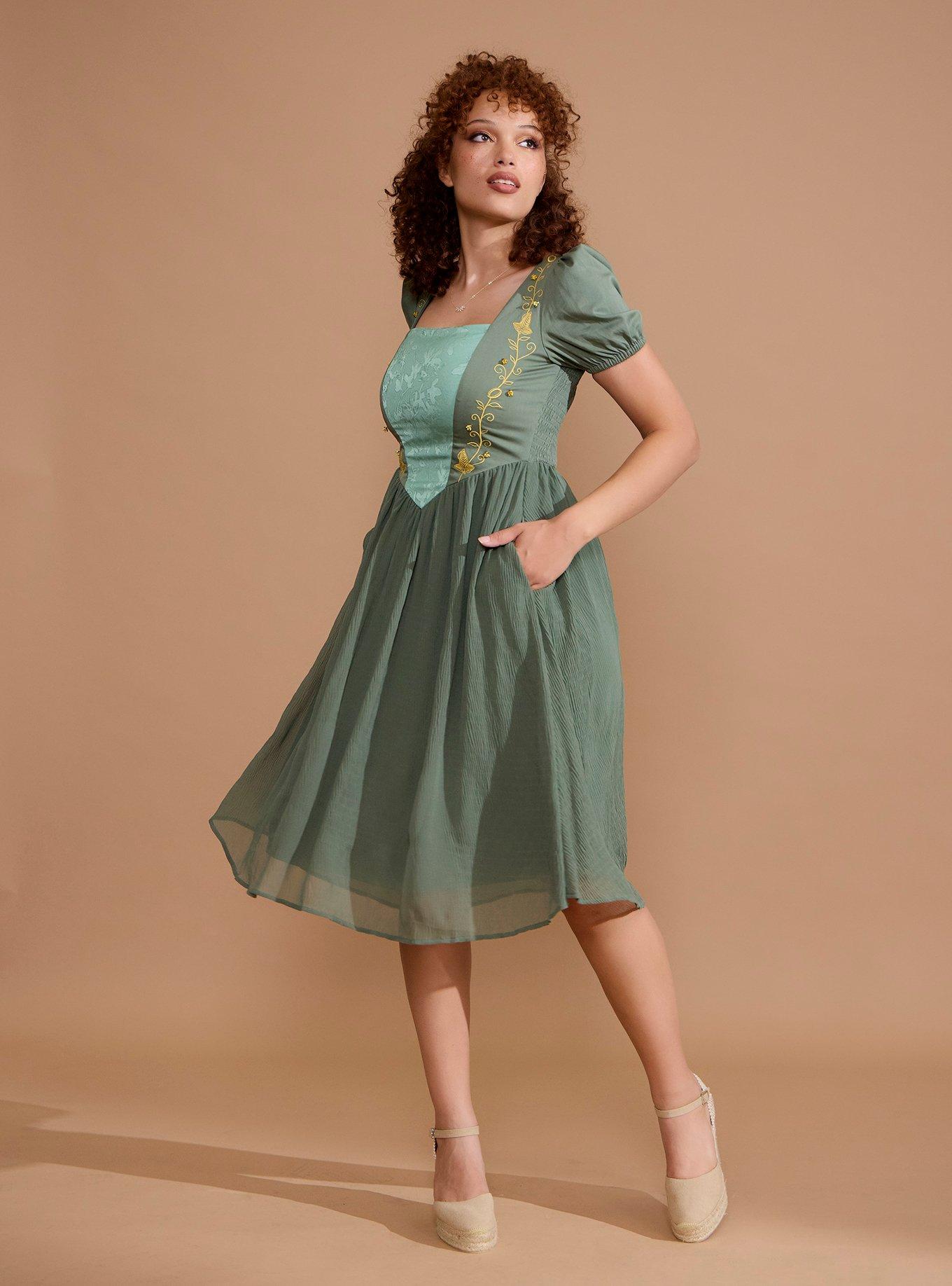 Her Universe The Lord Of The Rings Filigree Puff Sleeve Dress Her Universe Exclusive, , hi-res