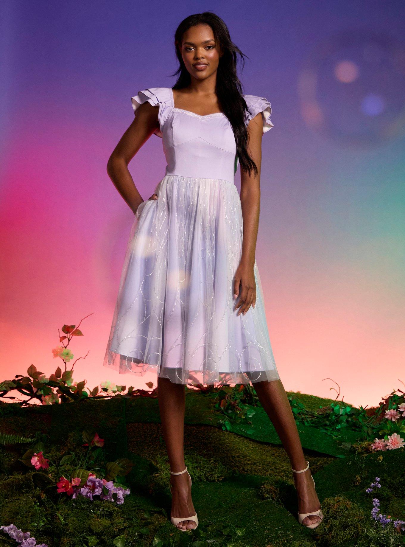 Her Universe Wicked Glinda Glitter Dress Her Universe Exclusive, , hi-res