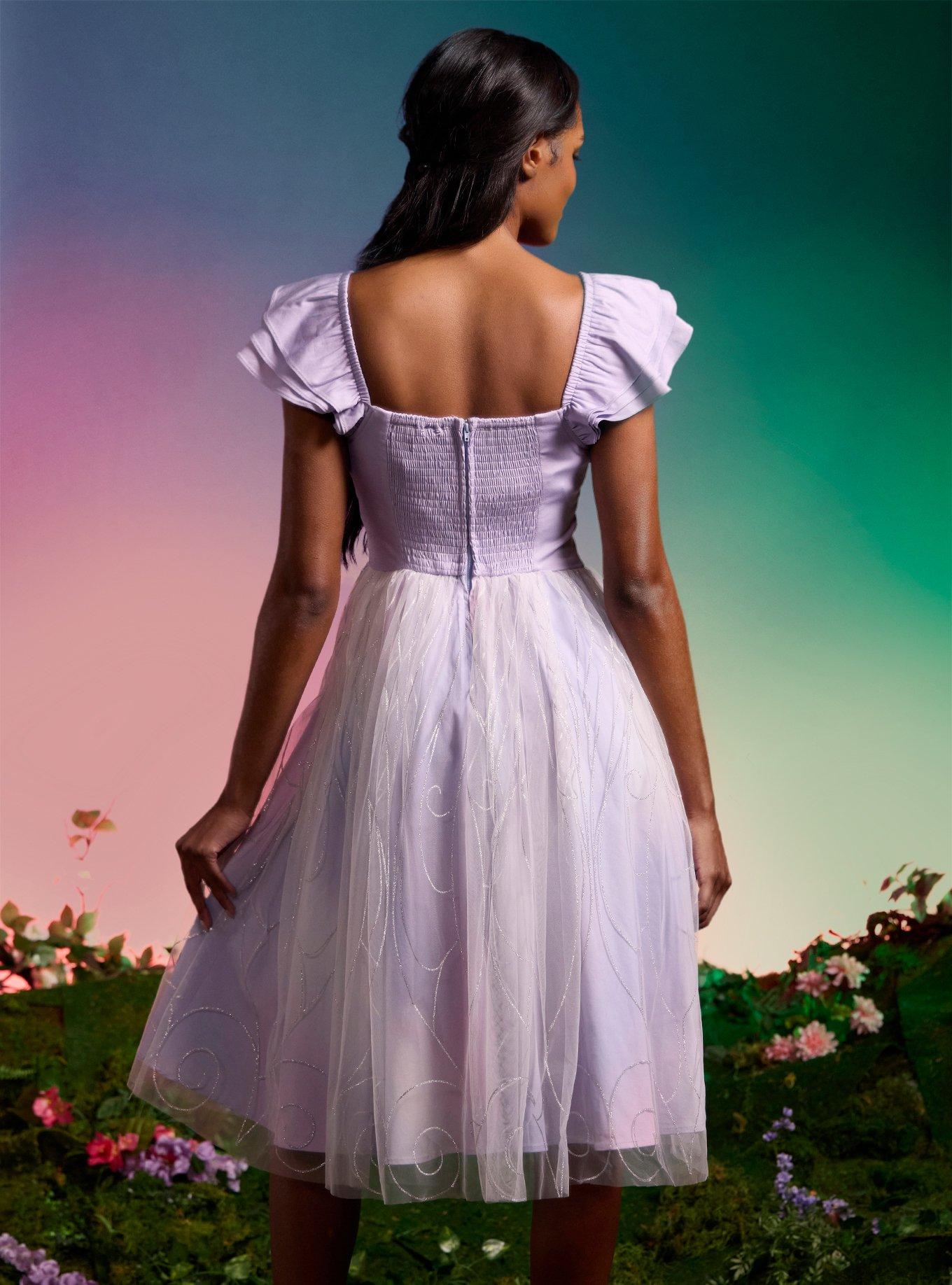 Her Universe Wicked Glinda Glitter Dress Her Universe Exclusive, MULTI, alternate - view 3