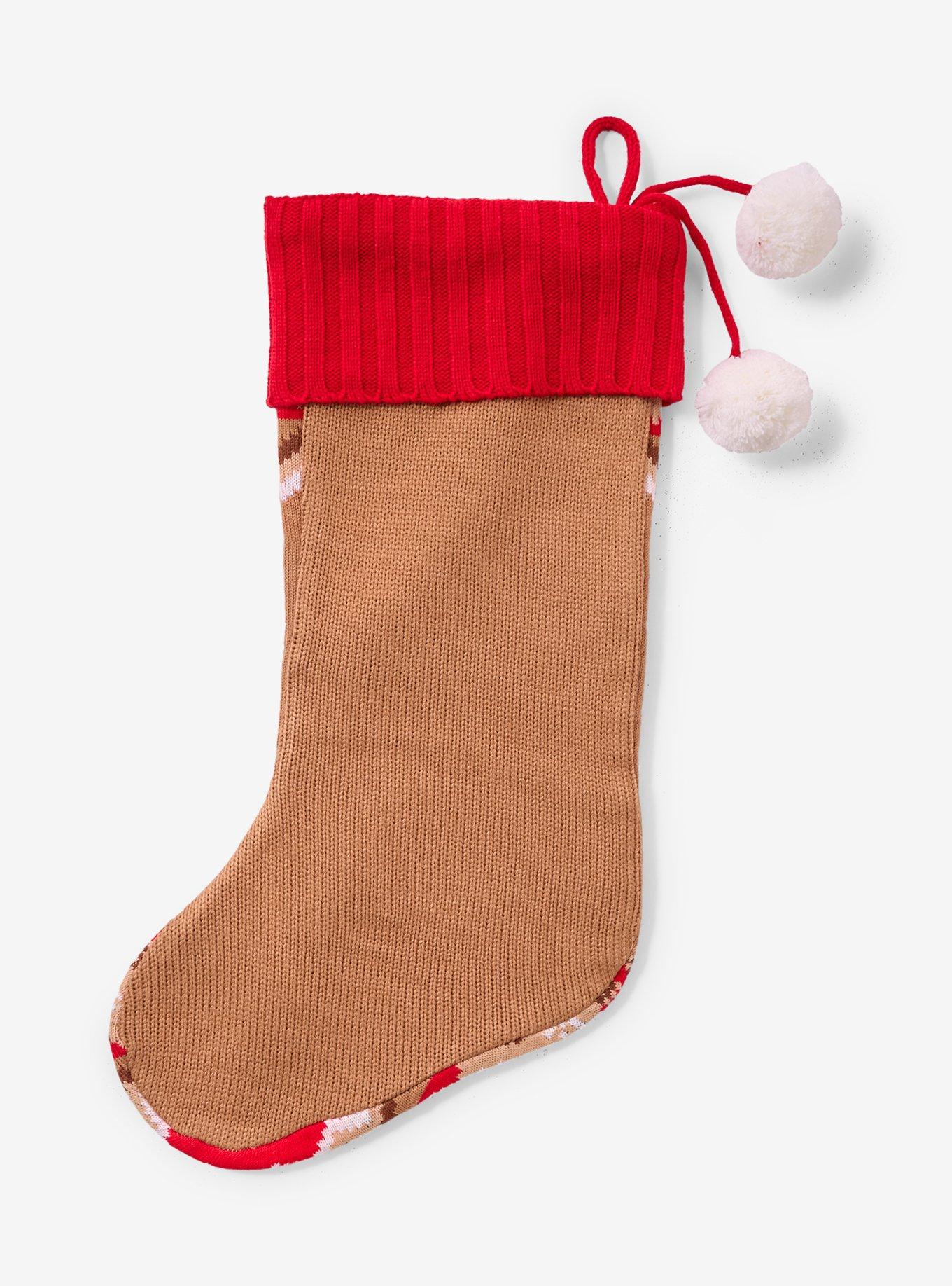 Disney Chip & Dale Holiday Knit Stocking — BoxLunch Exclusive, , alternate