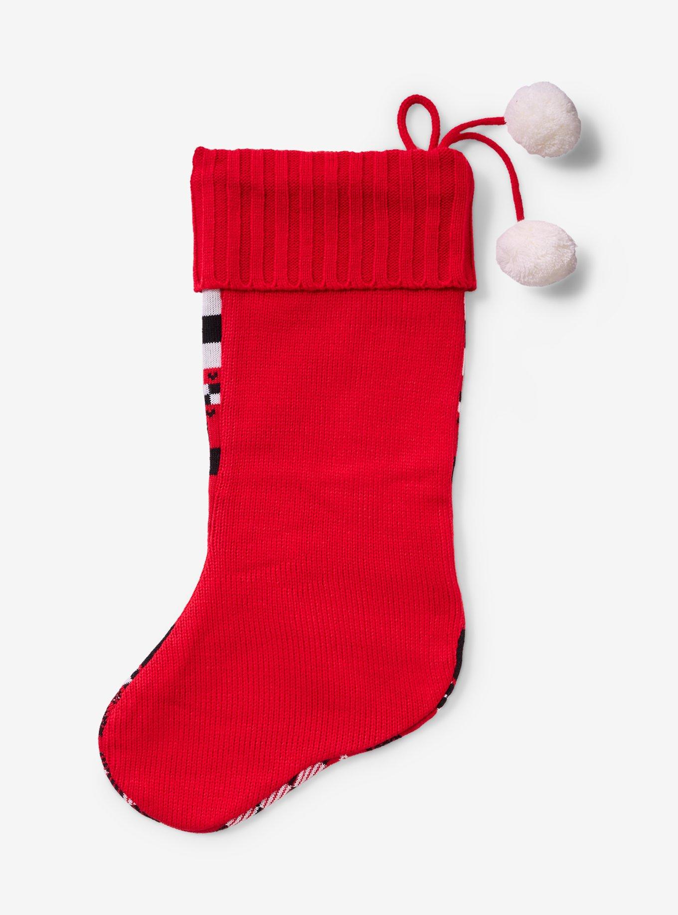 Disney Pixar Cars Lightning McQueen Holiday Knit Stocking — BoxLunch Exclusive, , hi-res