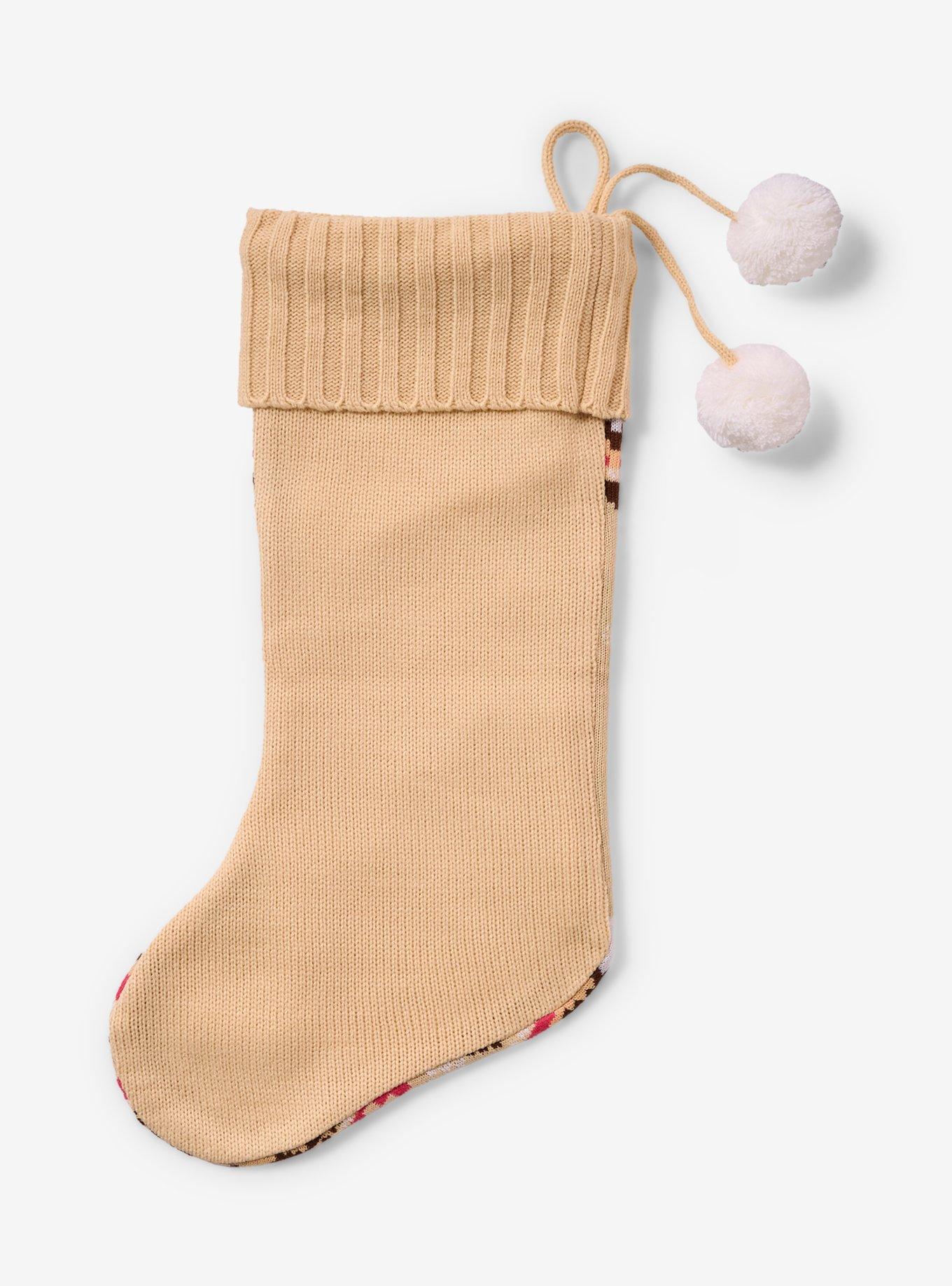 Disney Winnie the Pooh Holiday Knit Stocking — BoxLunch Exclusive, , hi-res
