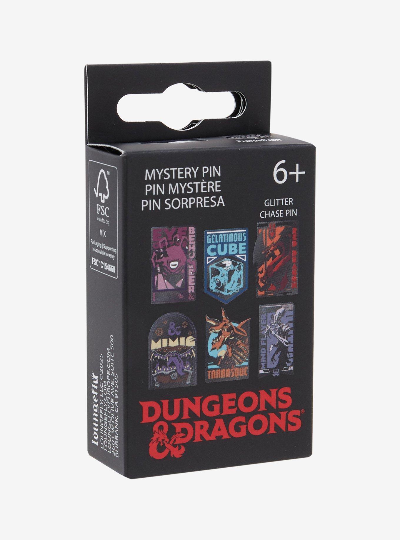 Loungefly Dungeons & Dragons Creature Blind Box Enamel Pin, , hi-res