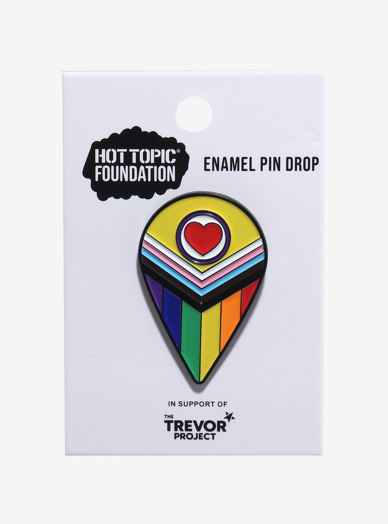 Hot Topic Foundation Pride Pin Drop 2025 Enamel Pin, , hi-res