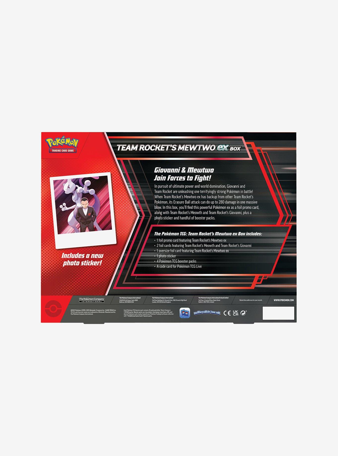 Pokemon TCG Team Rocket's Mewtwo Ex Box, , hi-res