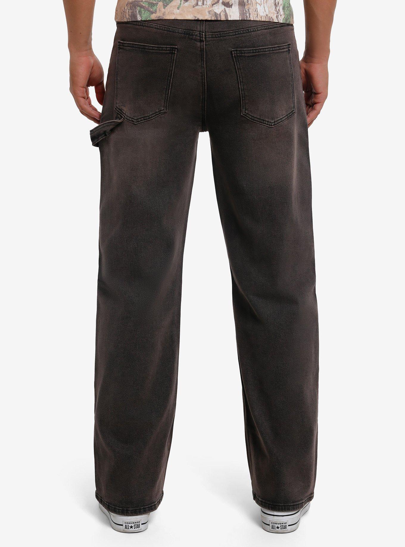 Brown Wash Carpenter Jeans, , hi-res